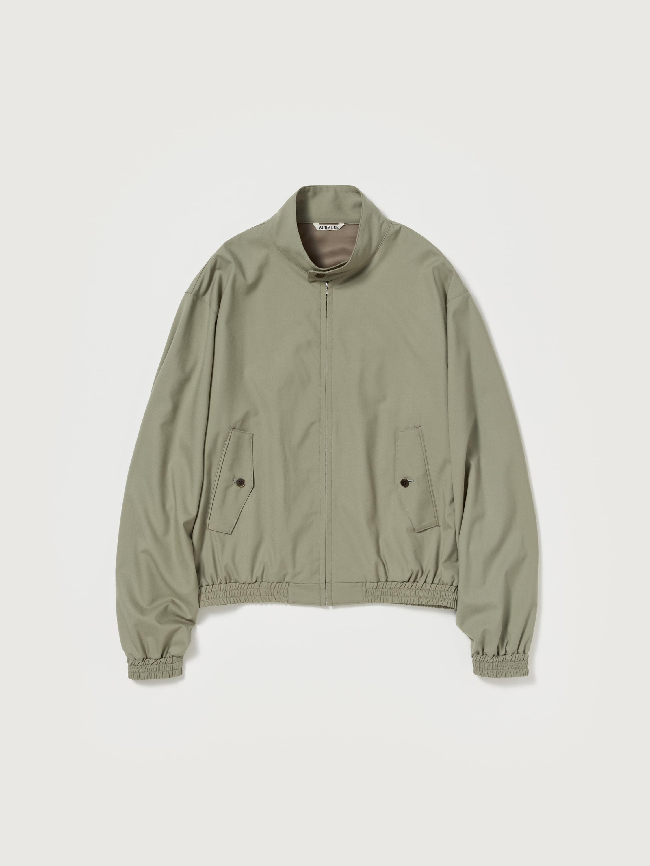 ULTRA FINE TROPICAL WOOL ZIP BLOUSON 詳細画像 LIGHT KHAKI 1