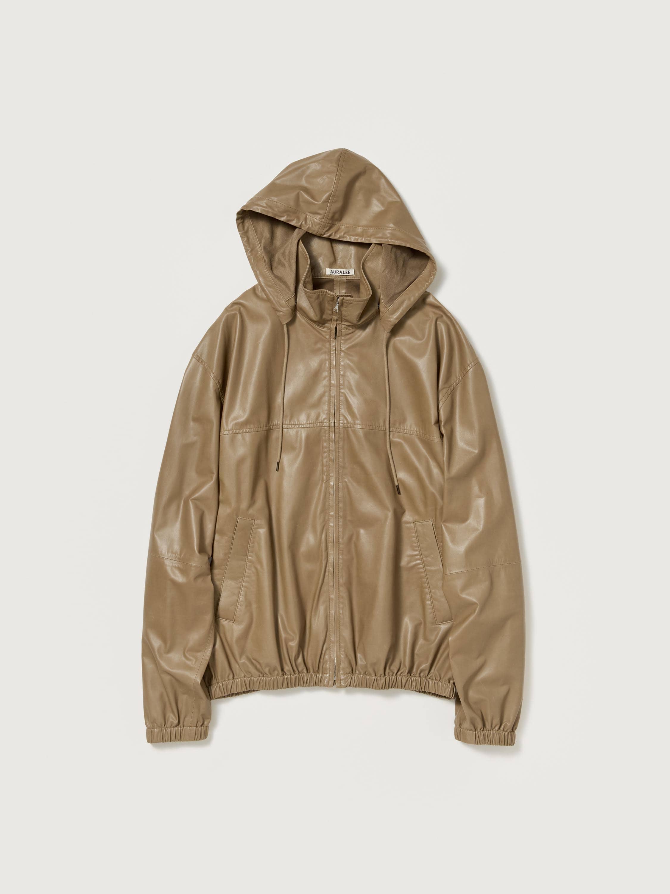 FINE BABY CALF HOODED BLOUSON 詳細画像 KHAKI BEIGE 5