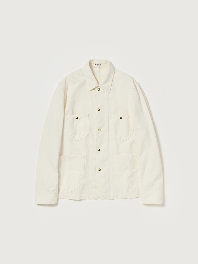 WOOL COTTON LINEN OX WORK JACKET