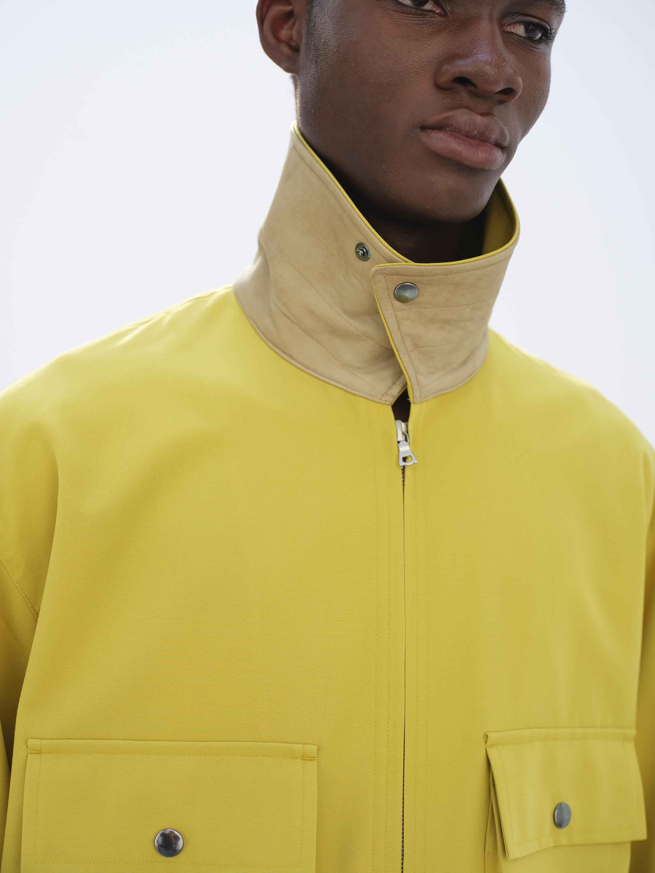 WOOL MAX CANVAS BLOUSON 詳細画像 MUSTARD YELLOW 3