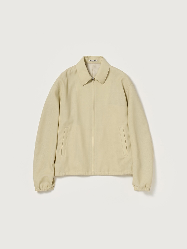 ジャケット・アウター AURALEE WOOL KID MOHAIR HOP SACK JACKET4 WOOL KID MOHAIR HOPSACK ZIP BLOUSON - AURALEE Official Website