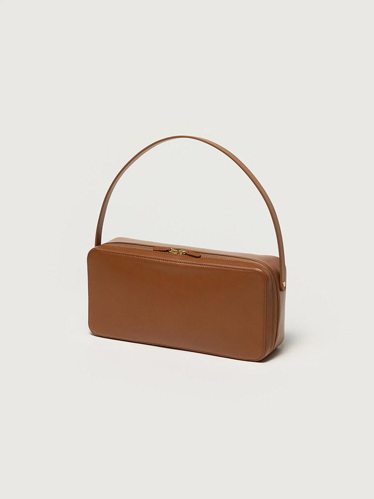LEATHER SQUARE BAG MADE BY AETA