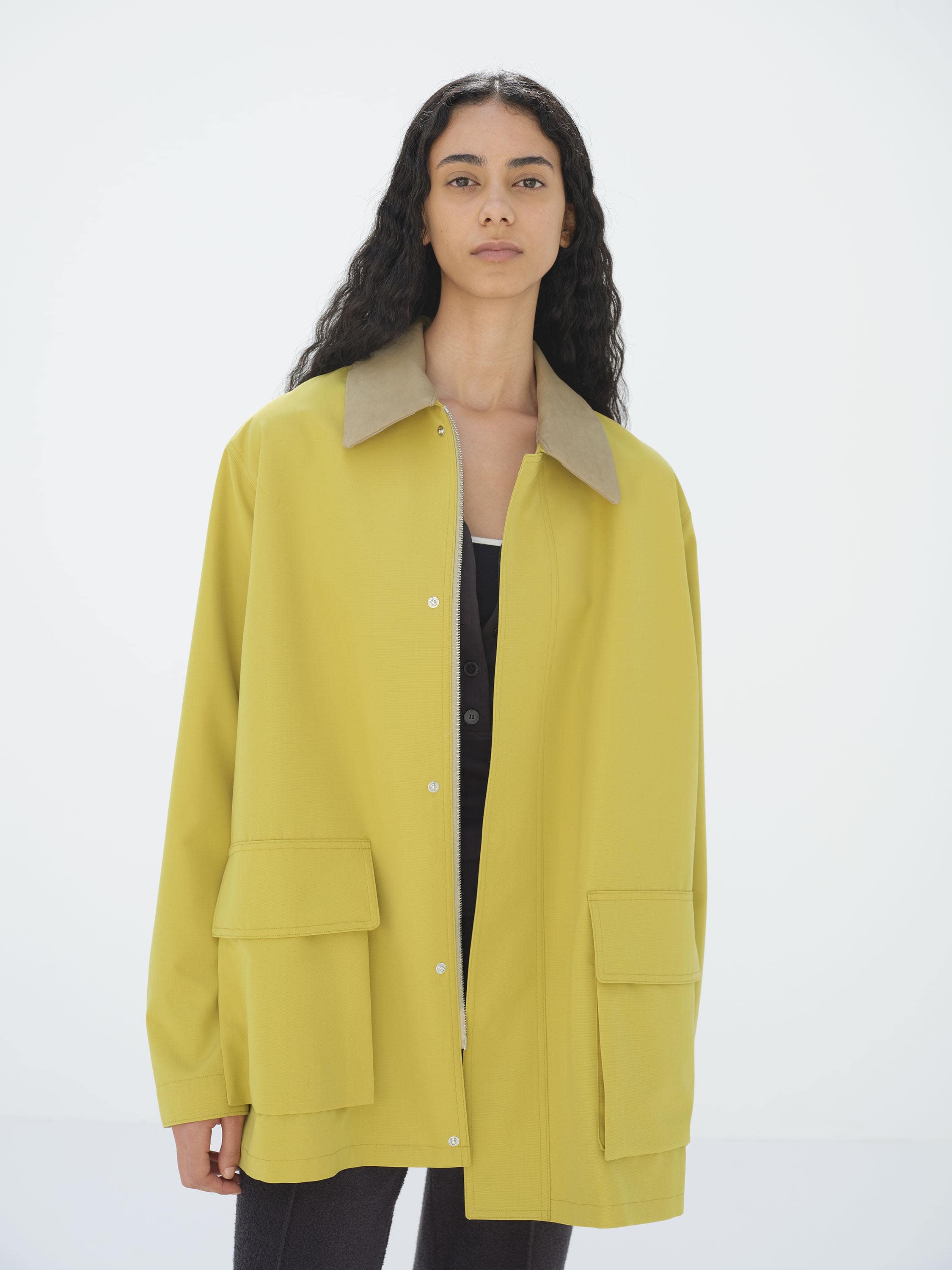 WOOL MAX CANVAS BLOUSON