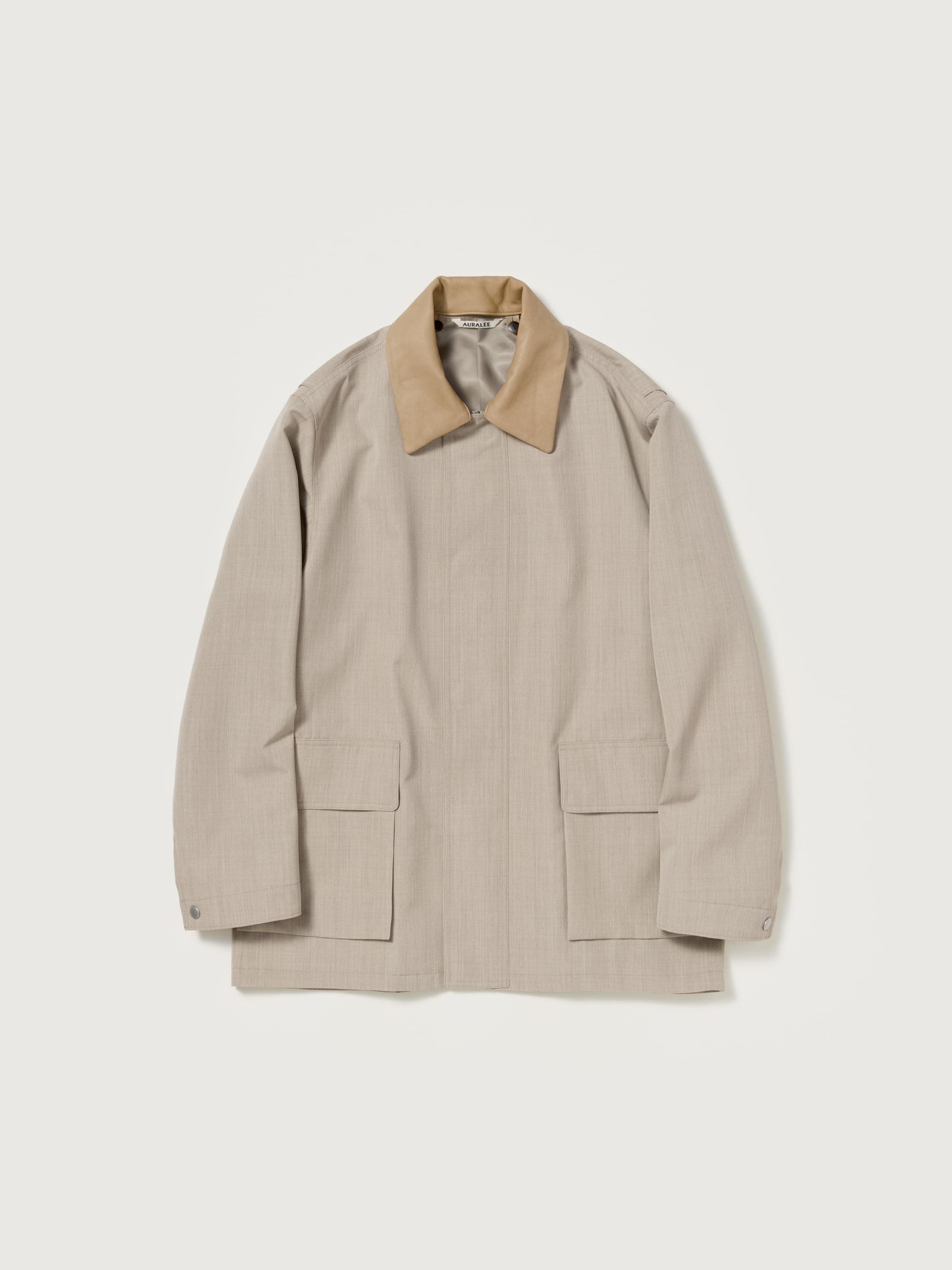 WOOL MAX CANVAS BLOUSON 詳細画像 TOP GRAY BEIGE 1