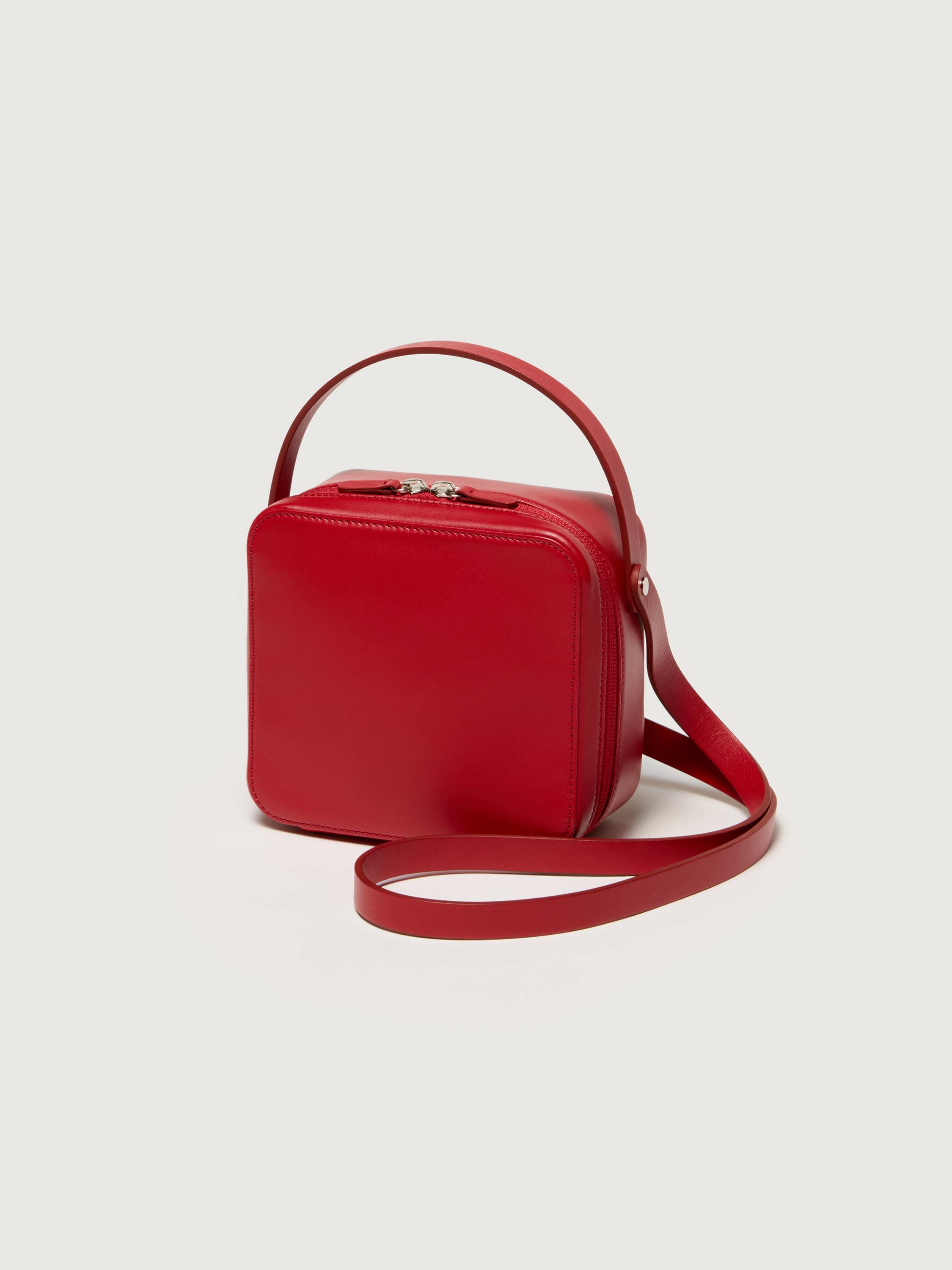 LEATHER SHOULDER BAG MADE BY AETA 詳細画像 RED 1