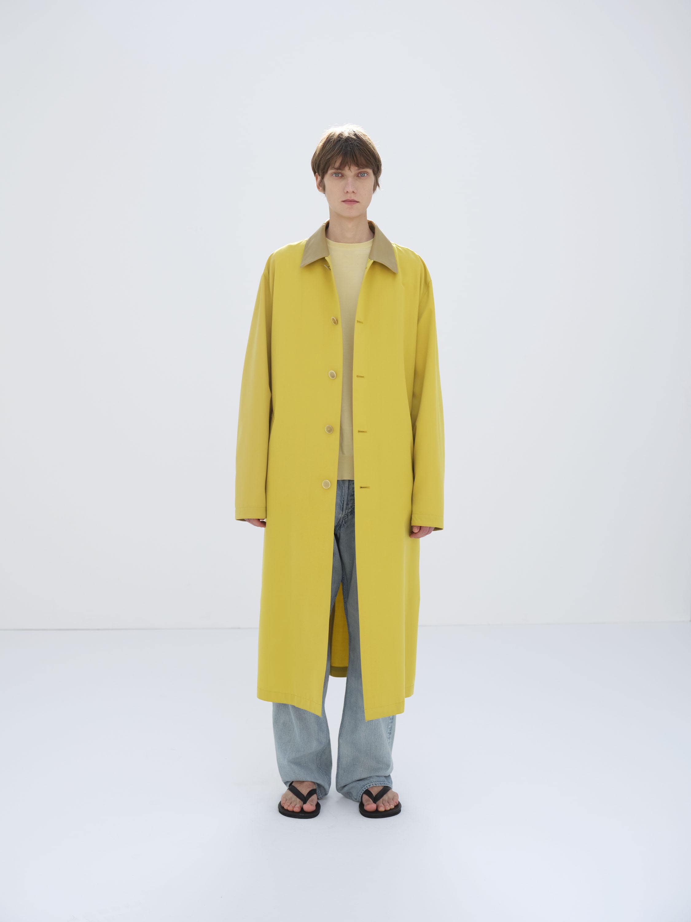 WOOL MAX CANVAS COAT 詳細画像 MUSTARD YELLOW 1