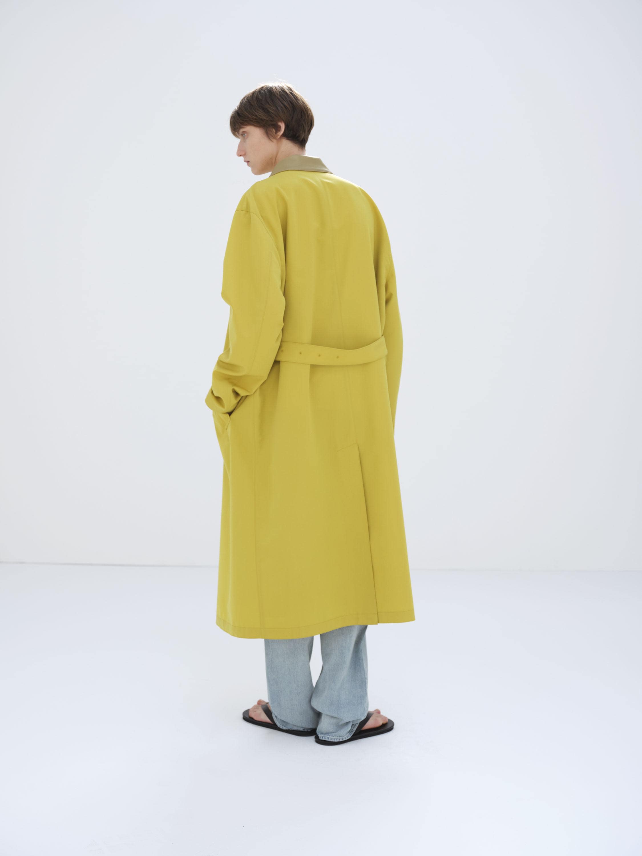 WOOL MAX CANVAS COAT 詳細画像 MUSTARD YELLOW 4