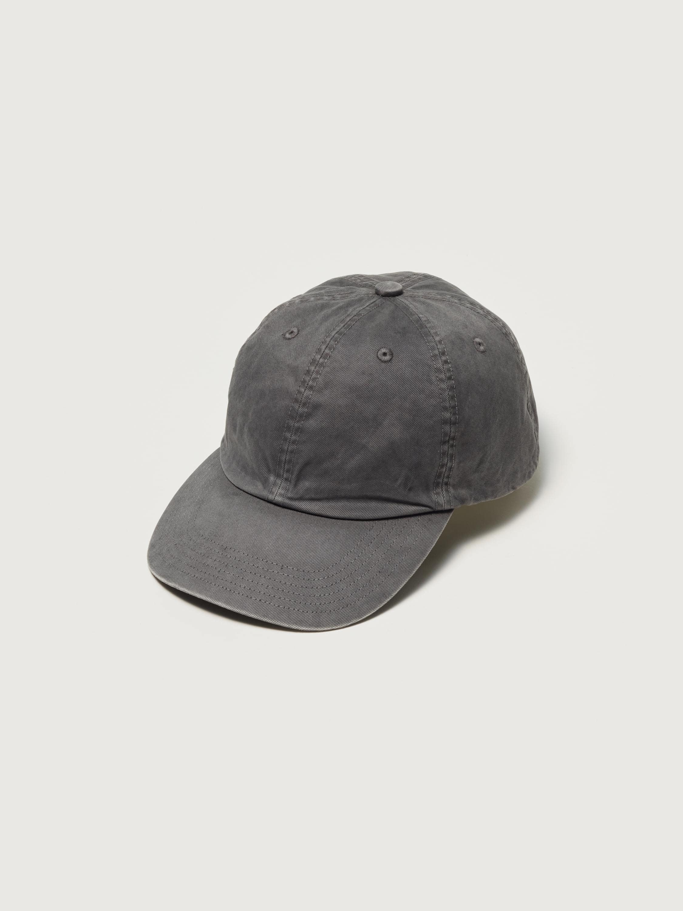 GARMENT-DYED FINX CHINO CAP MADE BY KIJIMA TAKAYUKI 詳細画像 INK BLACK 1