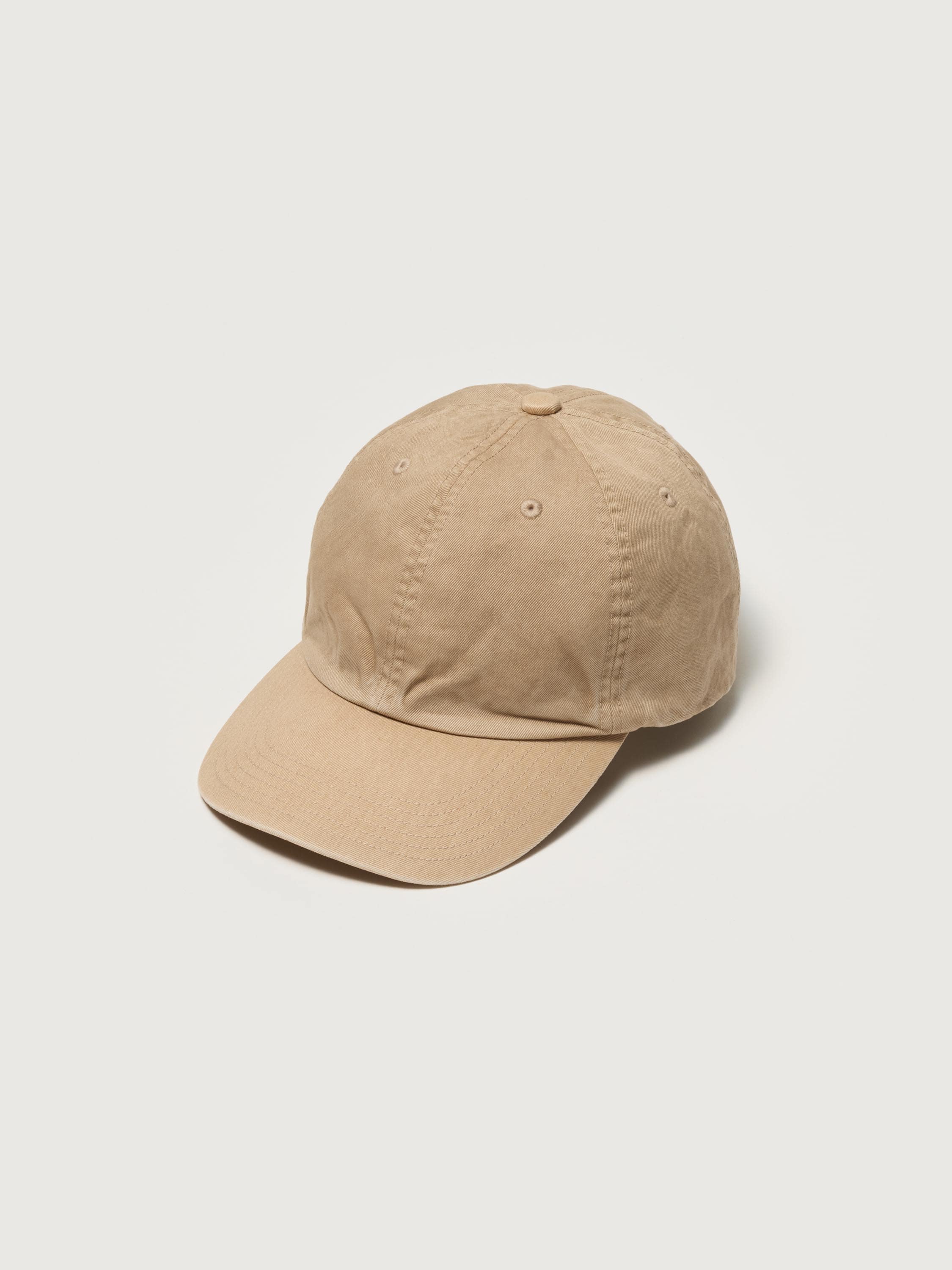GARMENT-DYED FINX CHINO CAP MADE BY KIJIMA TAKAYUKI 詳細画像 LIGHT BEIGE 1