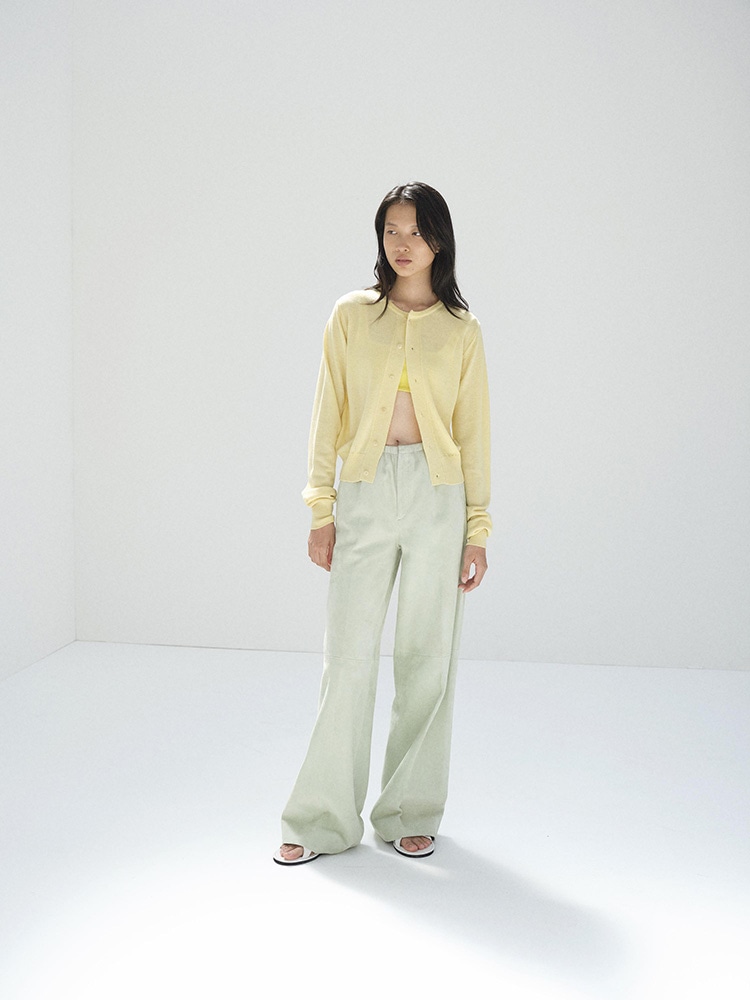 CASHMERE HARD TWIST KNIT CARDIGAN - AURALEE Official Website