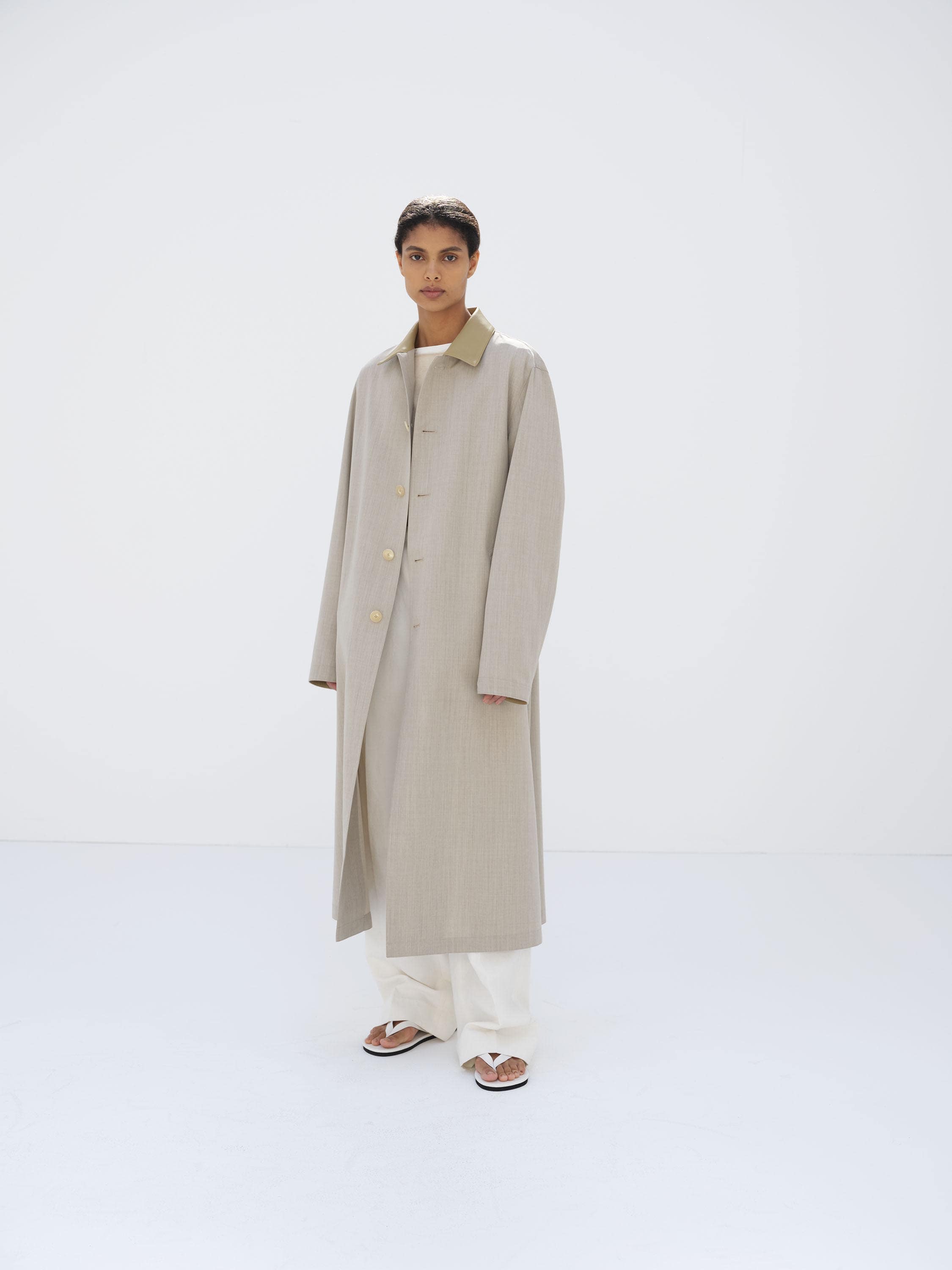 WOOL MAX CANVAS COAT