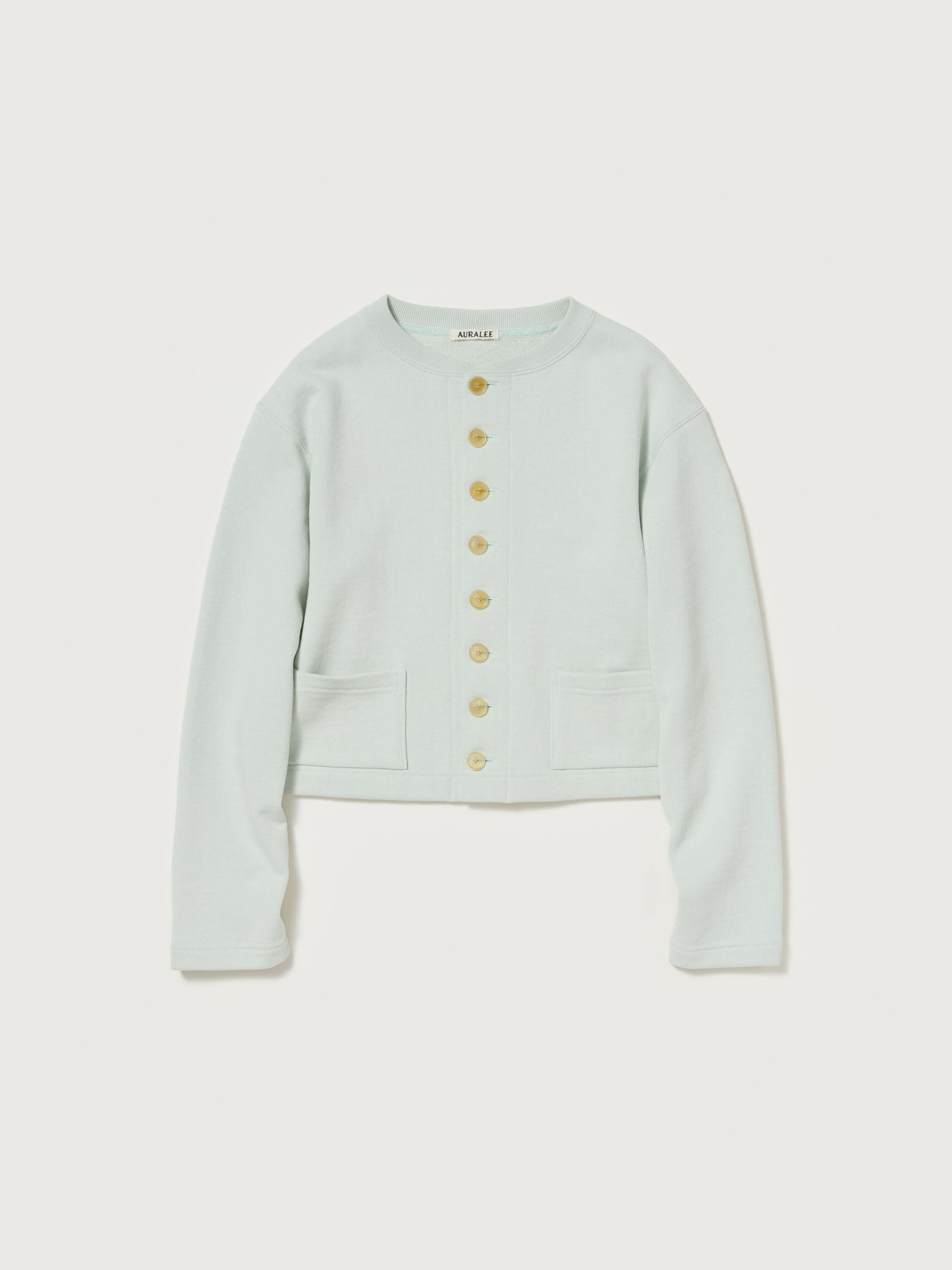 SMOOTH SOFT BD SWEAT CARDIGAN 詳細画像 PALE MINT 1