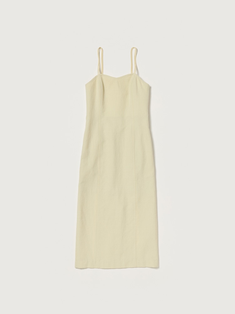 WOOL COTTON LINEN OX CAMISOLE DRESS
