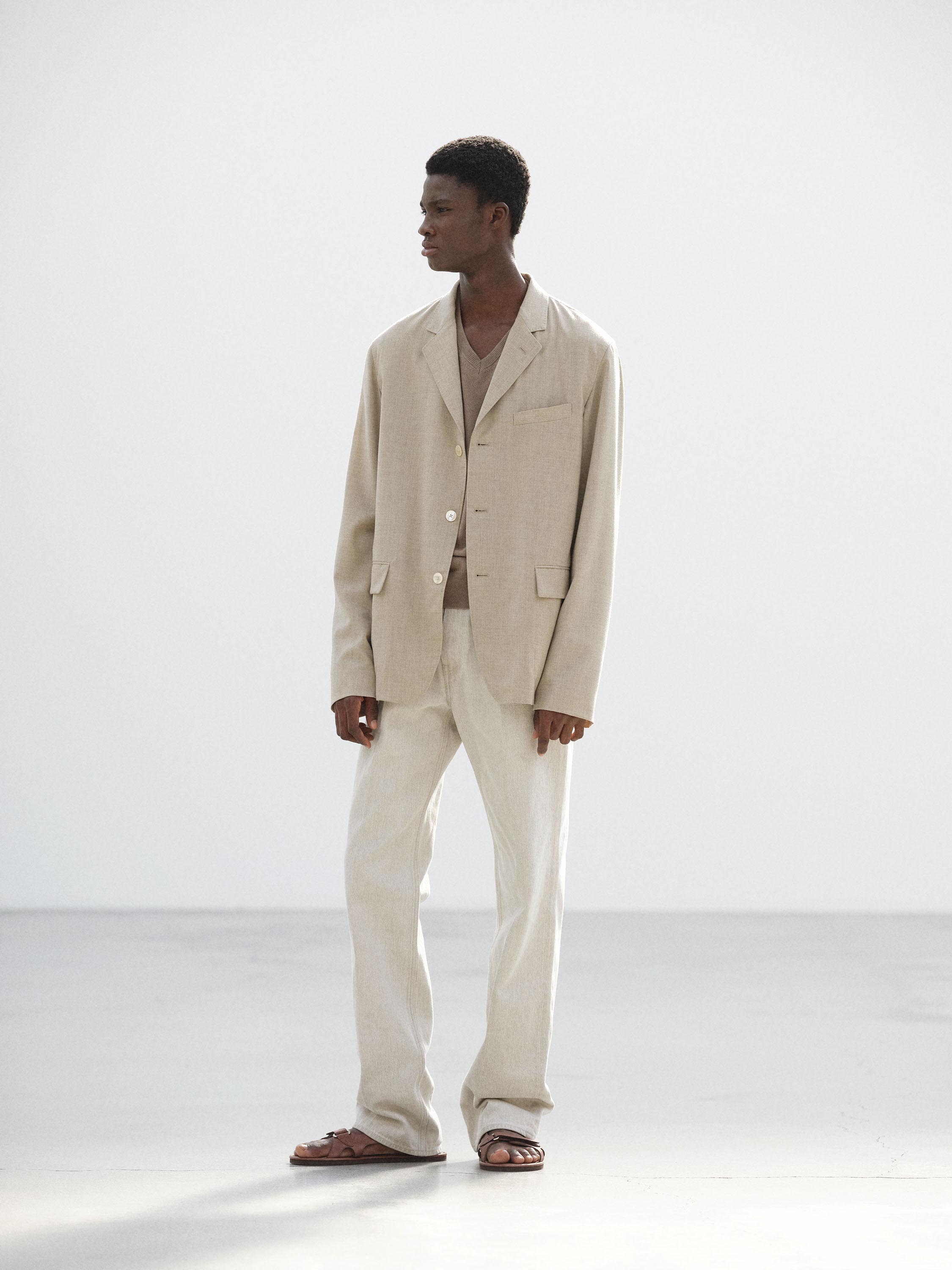 SUMMER TWIST CASHMERE PORA JACKET 詳細画像 TOP BROWN BEIGE 2