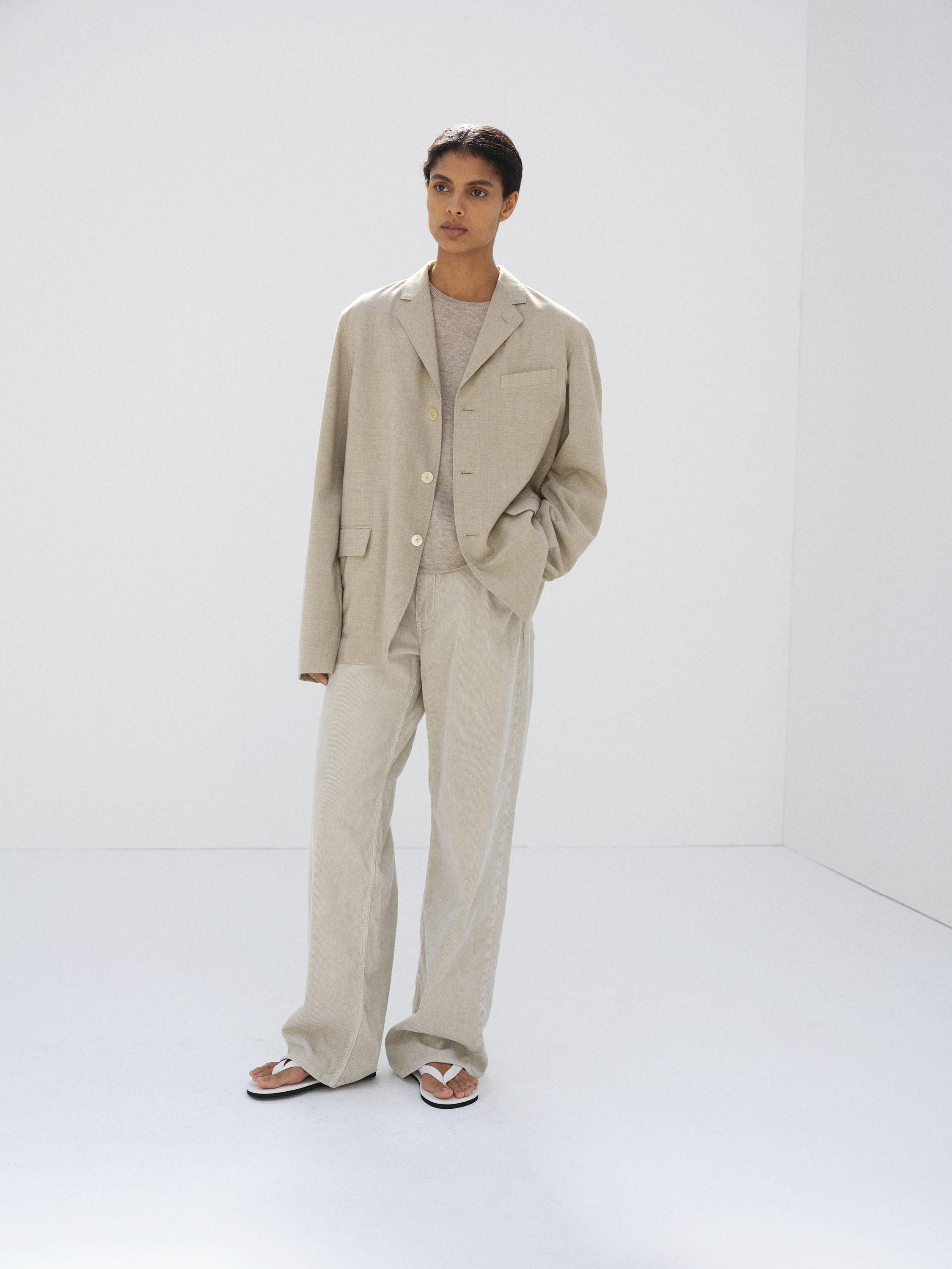 SUMMER TWIST CASHMERE PORA JACKET 詳細画像 TOP BROWN BEIGE 2