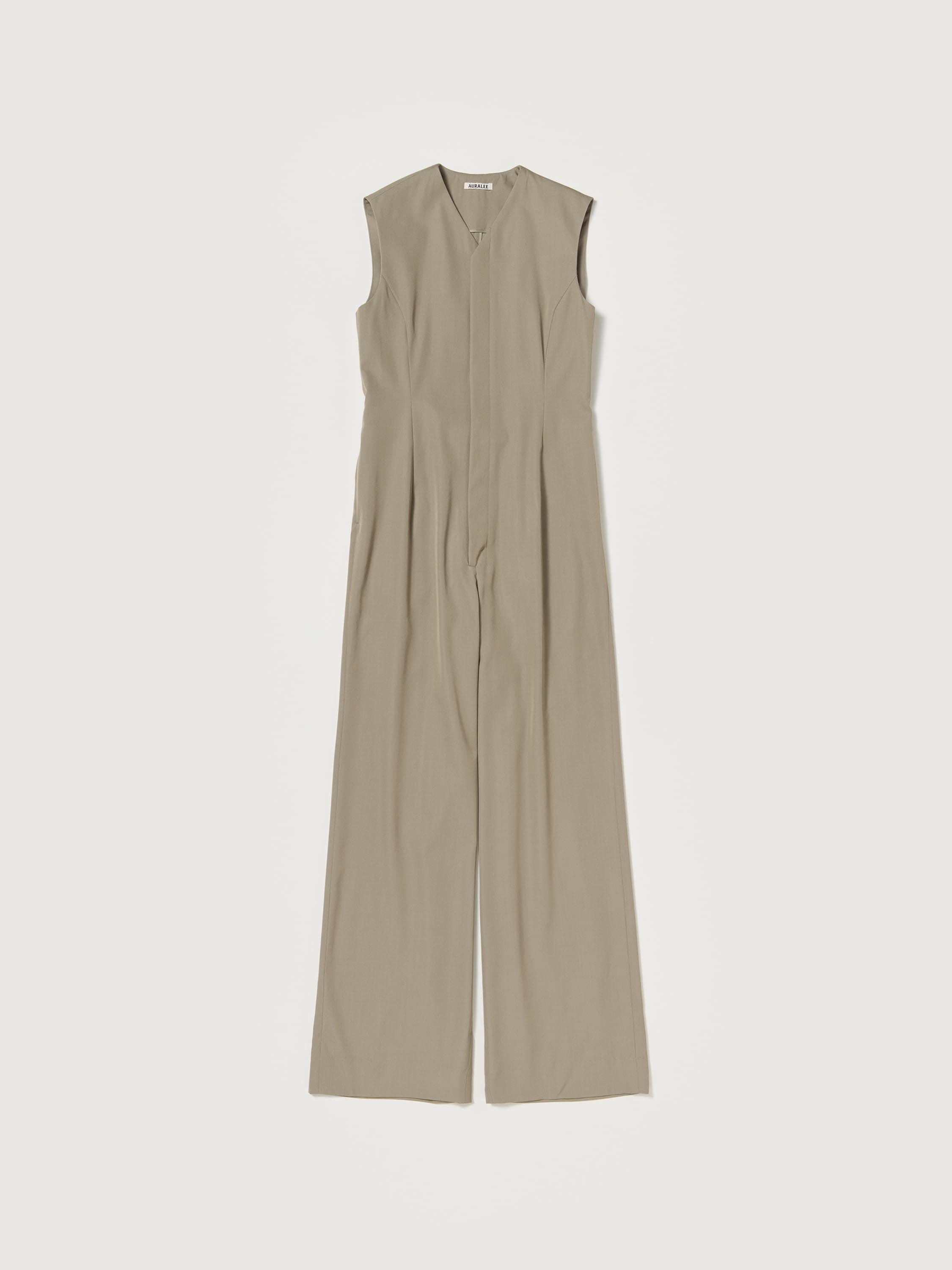 LIGHT WOOL MAX GABARDINE JUMPSUIT 詳細画像 KHAKI BEIGE CHAMBRAY 1