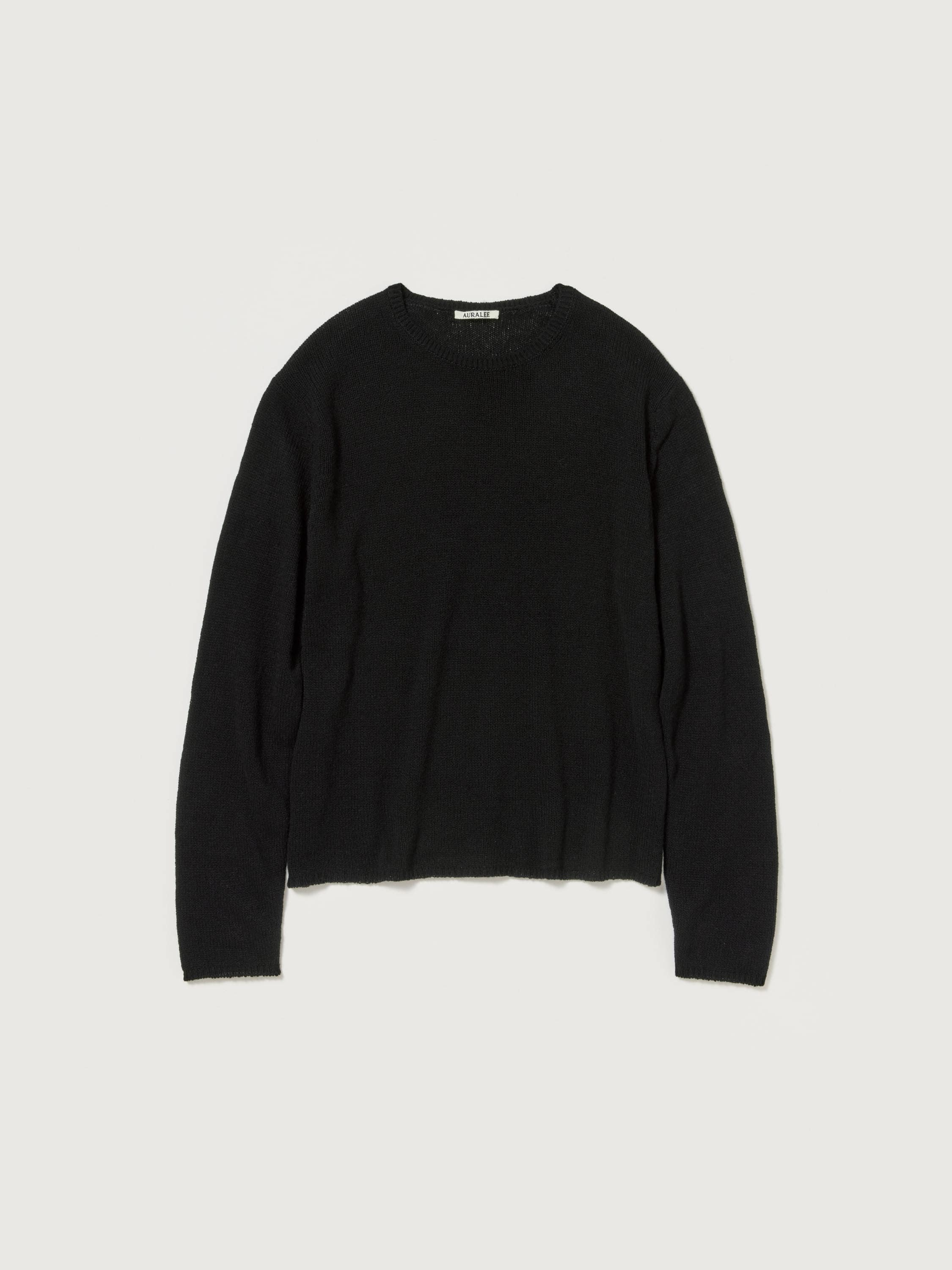 SUMMER CASHMERE KNIT P/O 詳細画像 BLACK 1