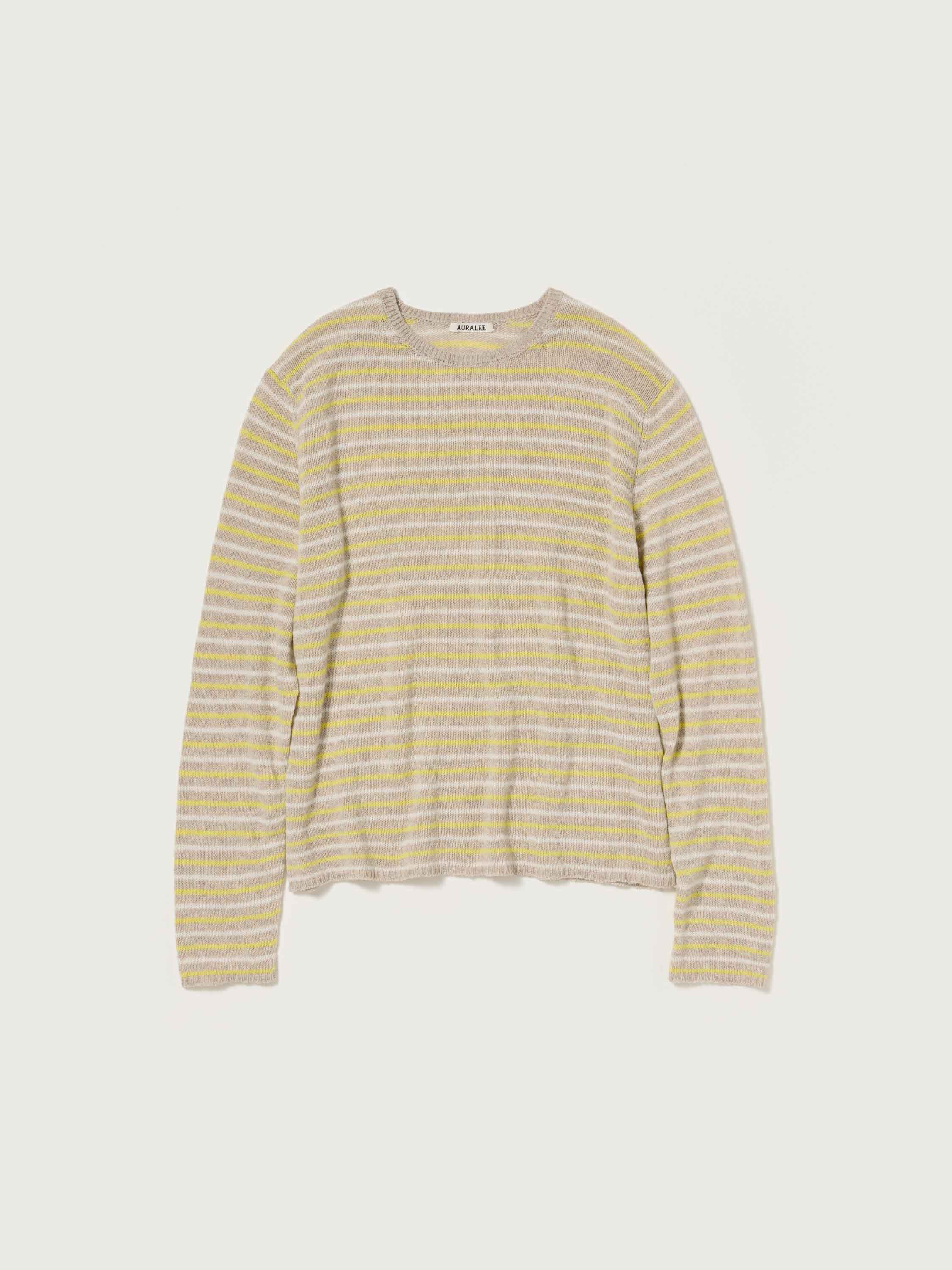 SUMMER CASHMERE KNIT P/O 詳細画像 BEIGE &times; YELLOW 4