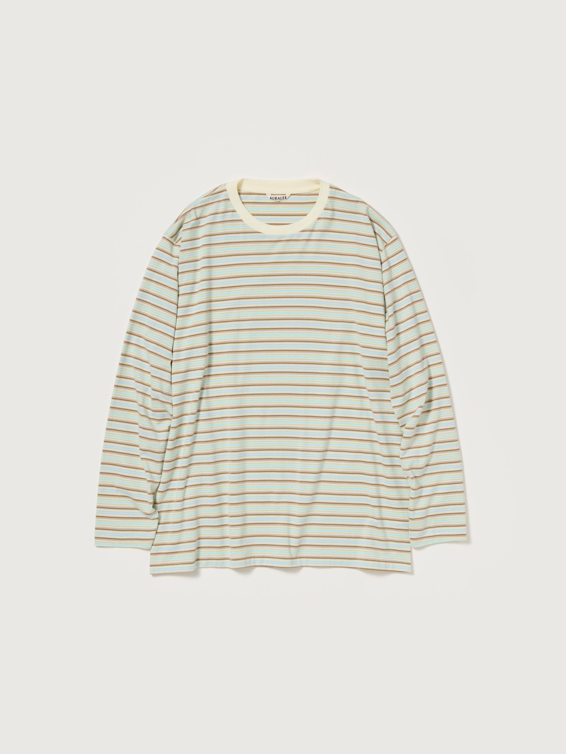 GRADIENT STRIPE JERSEY L/S TEE 詳細画像 FADE MINT STRIPE 3