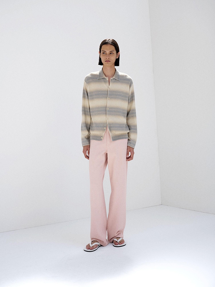 SILK NEP DENIM 5P WIDE PANTS - AURALEE Official Website