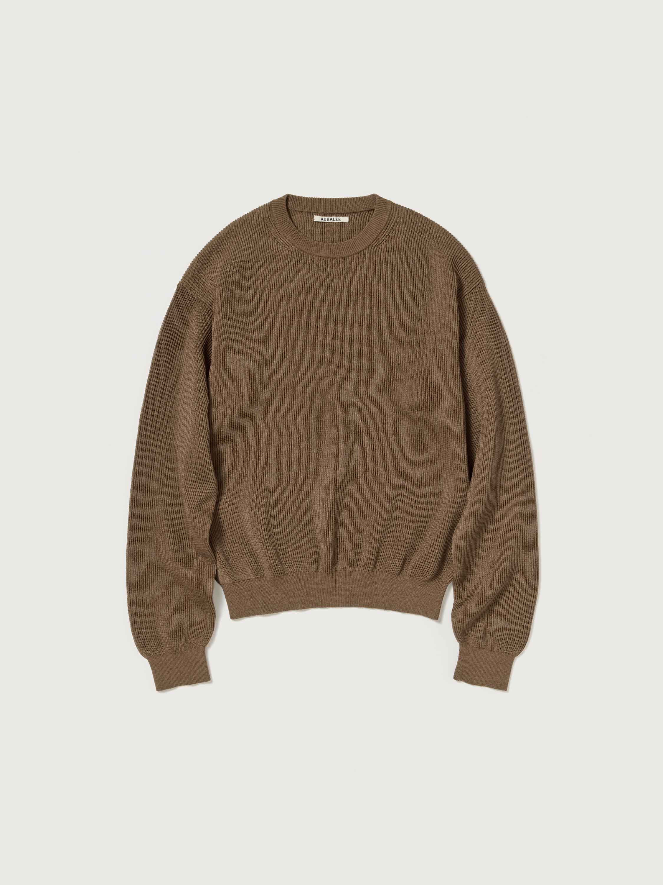 FLAT YARN RIB KNIT P/O 詳細画像 LIGHT BROWN 5