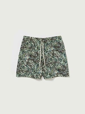 PRINTED AIRY SILK SHORTS