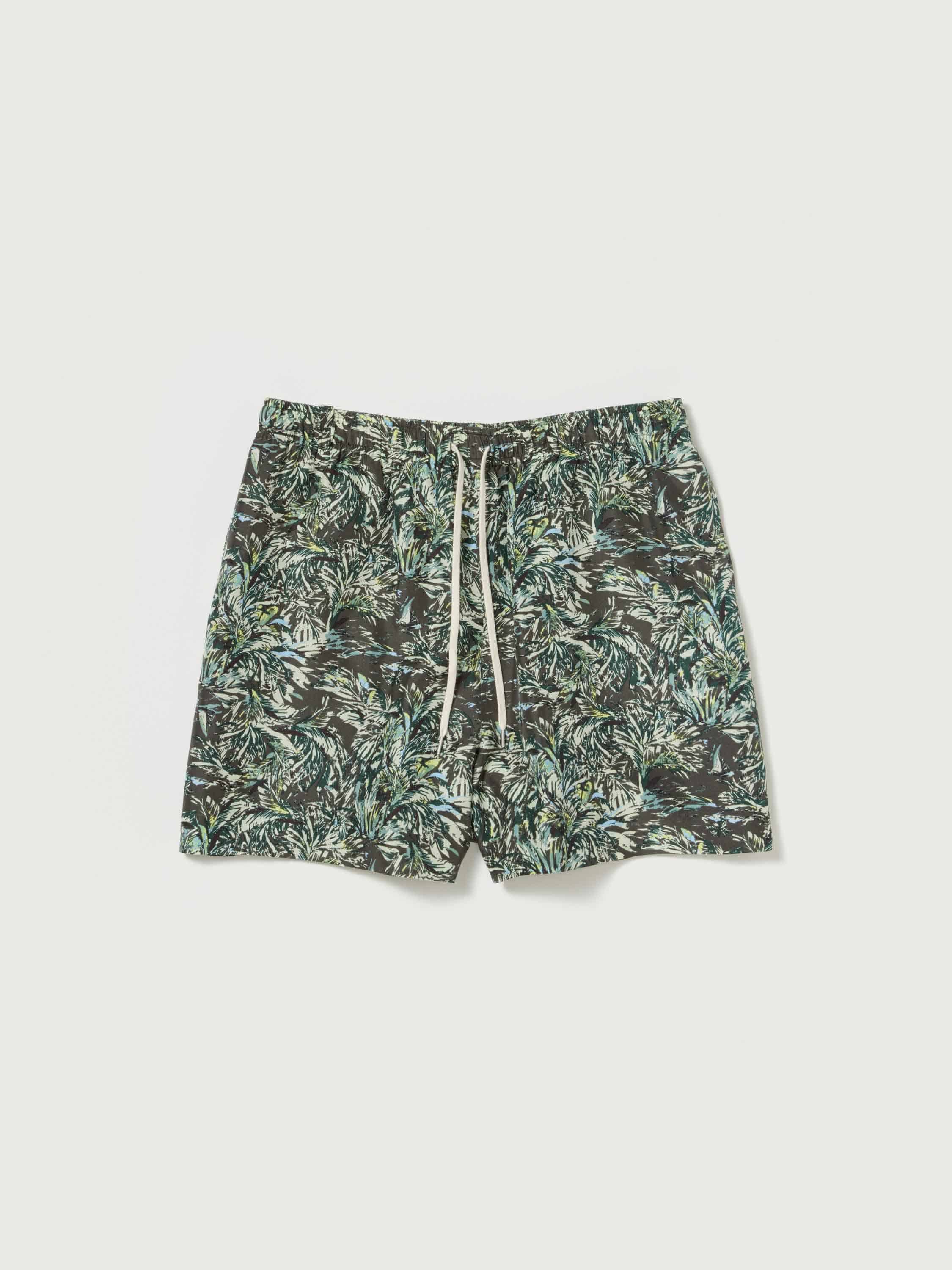 PRINTED AIRY SILK SHORTS 詳細画像 DARK BROWN 1