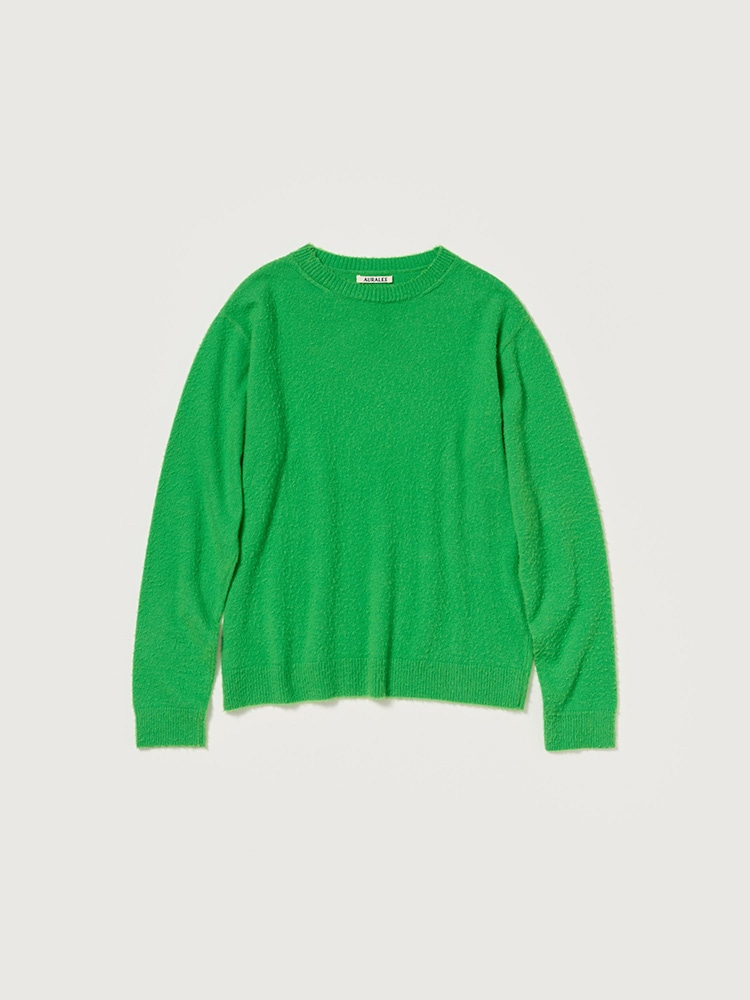 BRUSHED CASHMERE COTTON KNIT P/O