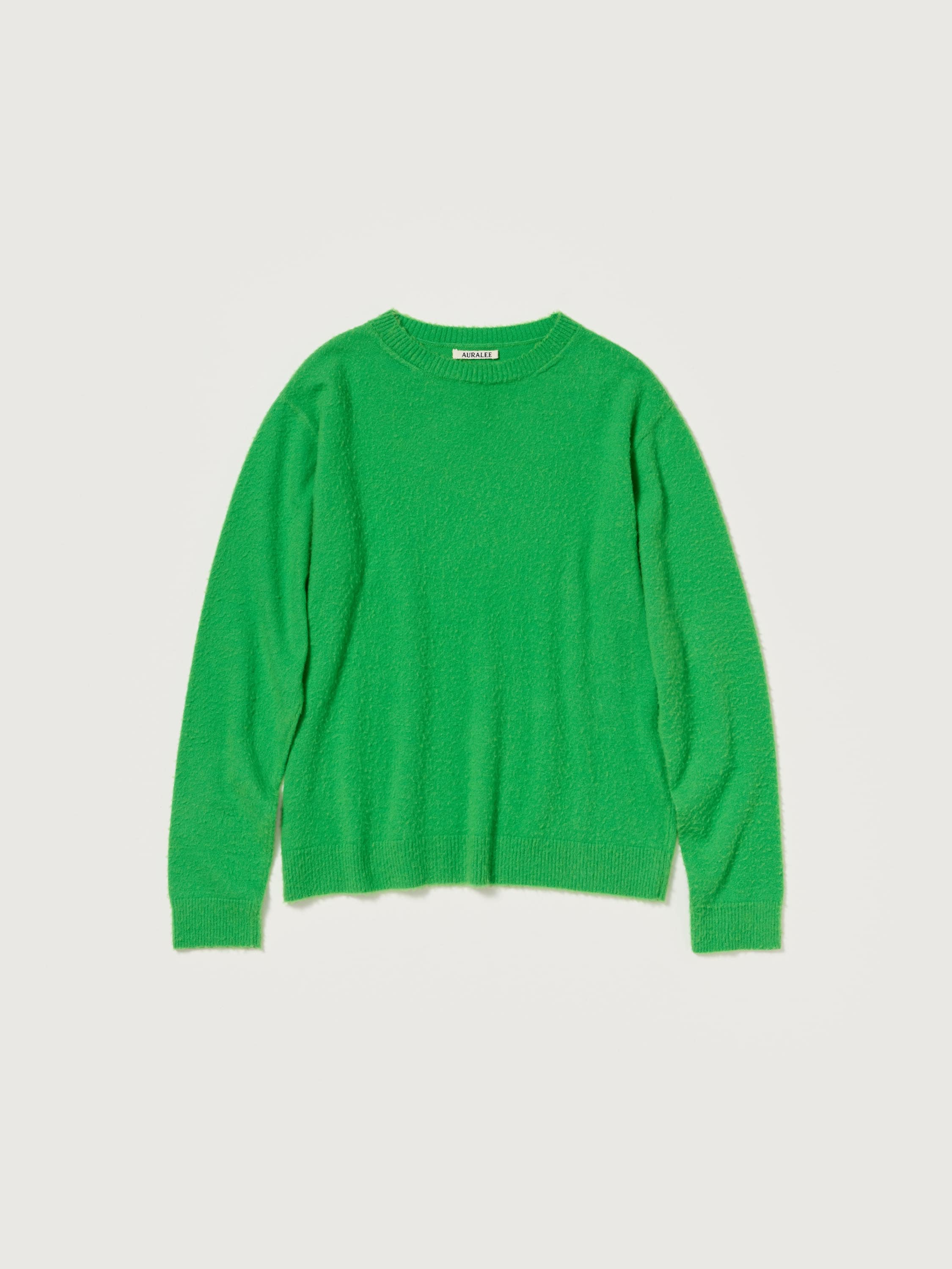 BRUSHED CASHMERE COTTON KNIT P/O 詳細画像 GREEN 4
