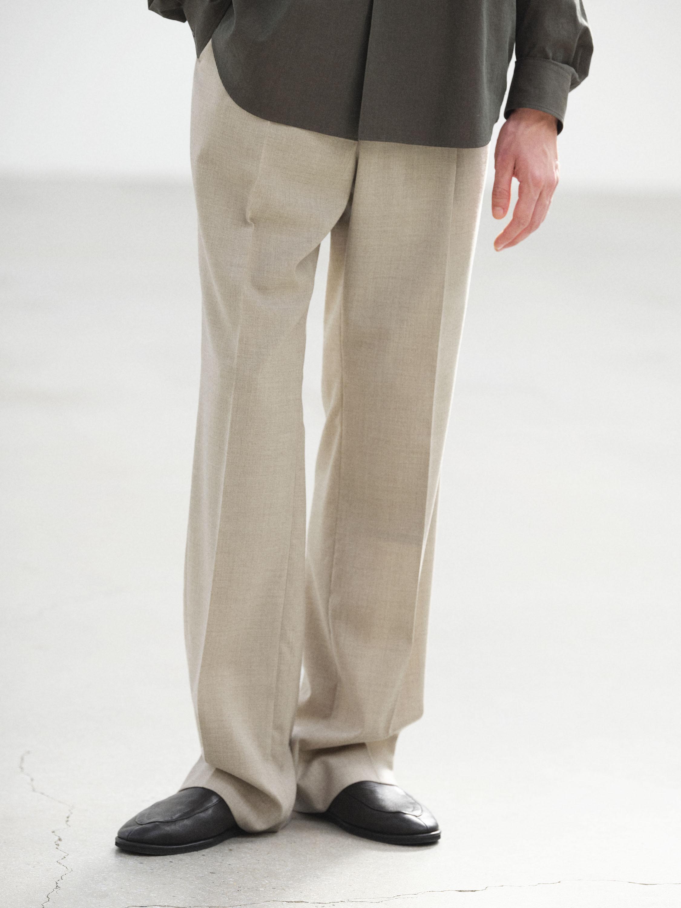 SUMMER TWIST CASHMERE PORA SLACKS 詳細画像 TOP BROWN BEIGE 2