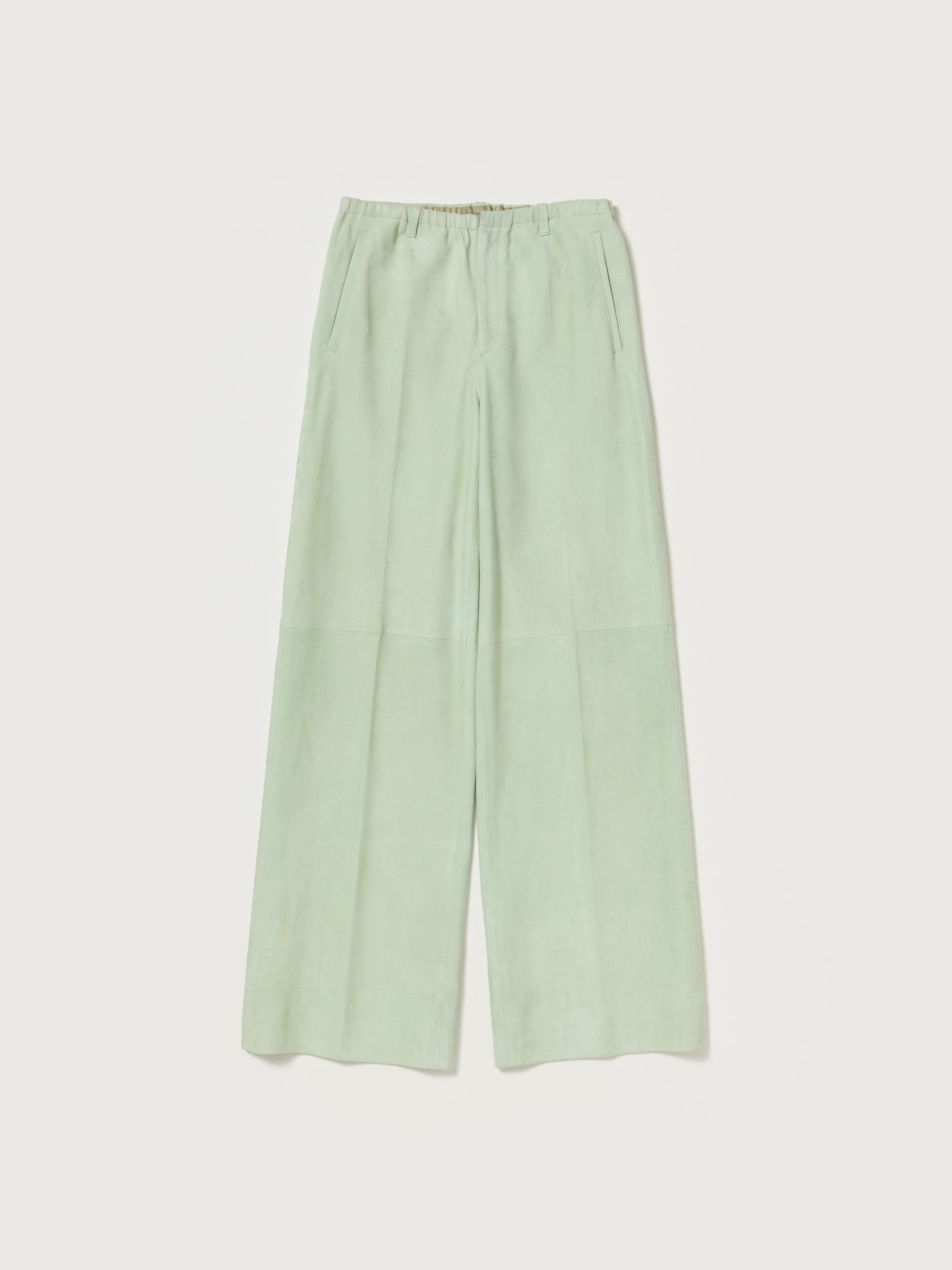 SILKY GRAIN SUEDE DRAWSTRING PANTS 詳細画像 DUSTY MINT 5