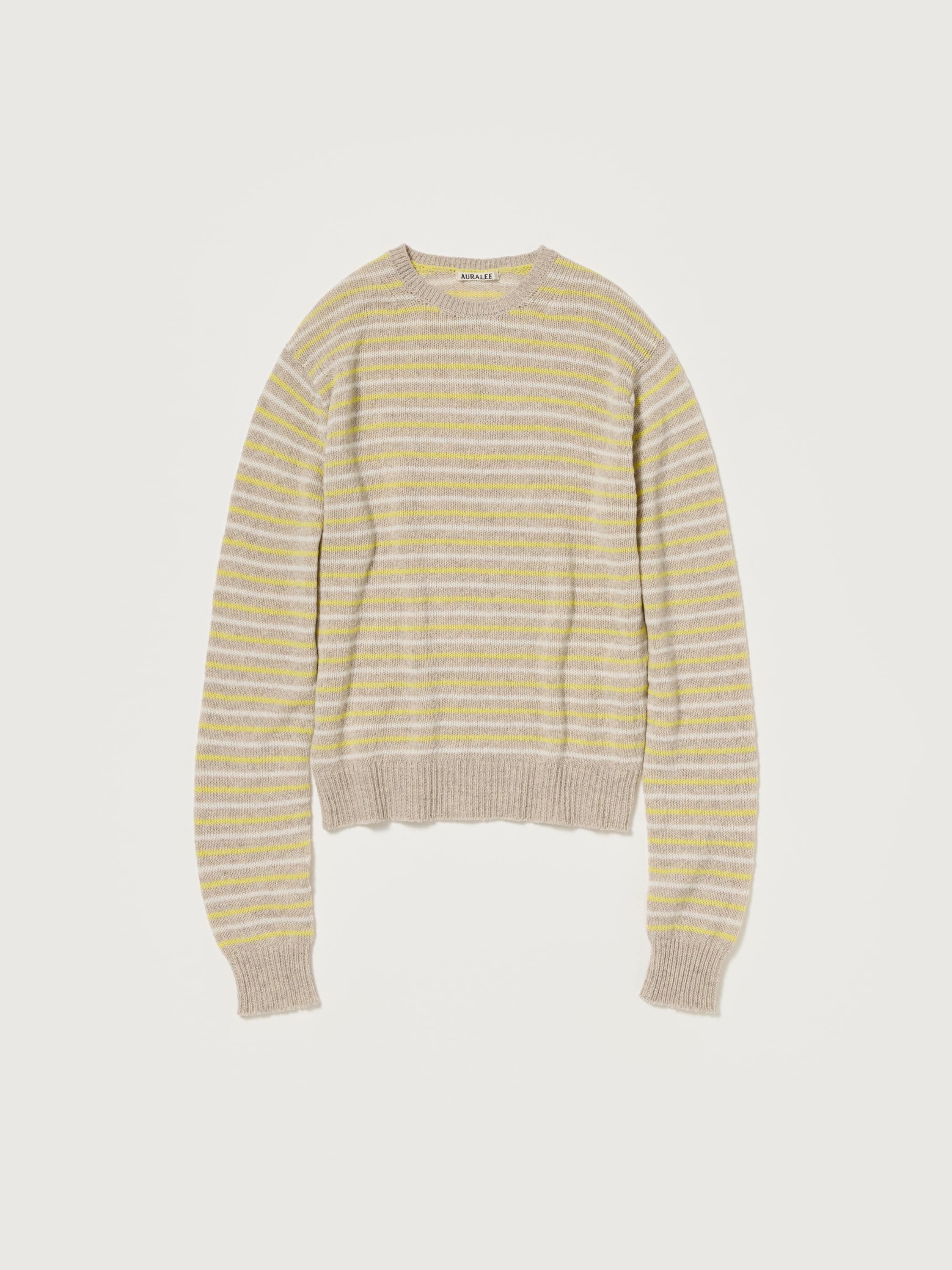 SUMMER CASHMERE KNIT P/O 詳細画像 BEIGE &times; YELLOW 4