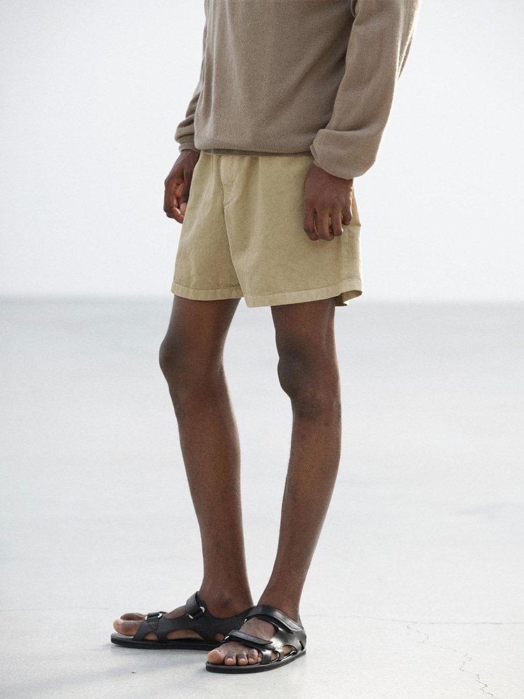 GARMENT-DYED FINX LIGHT CHINO SHORTS