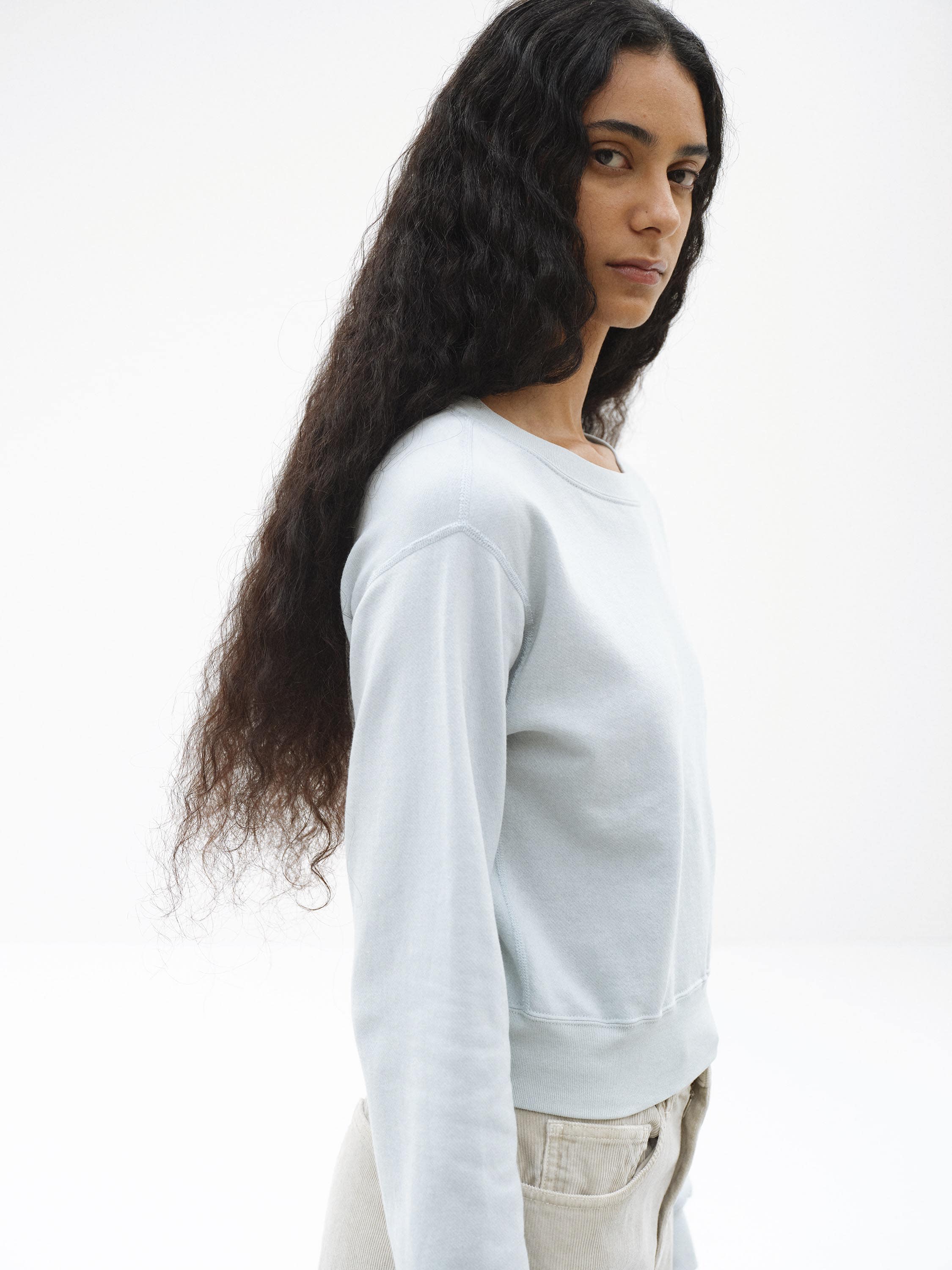 HIGH TWIST LIGHT SWEAT P/O 詳細画像 PALE BLUE 2