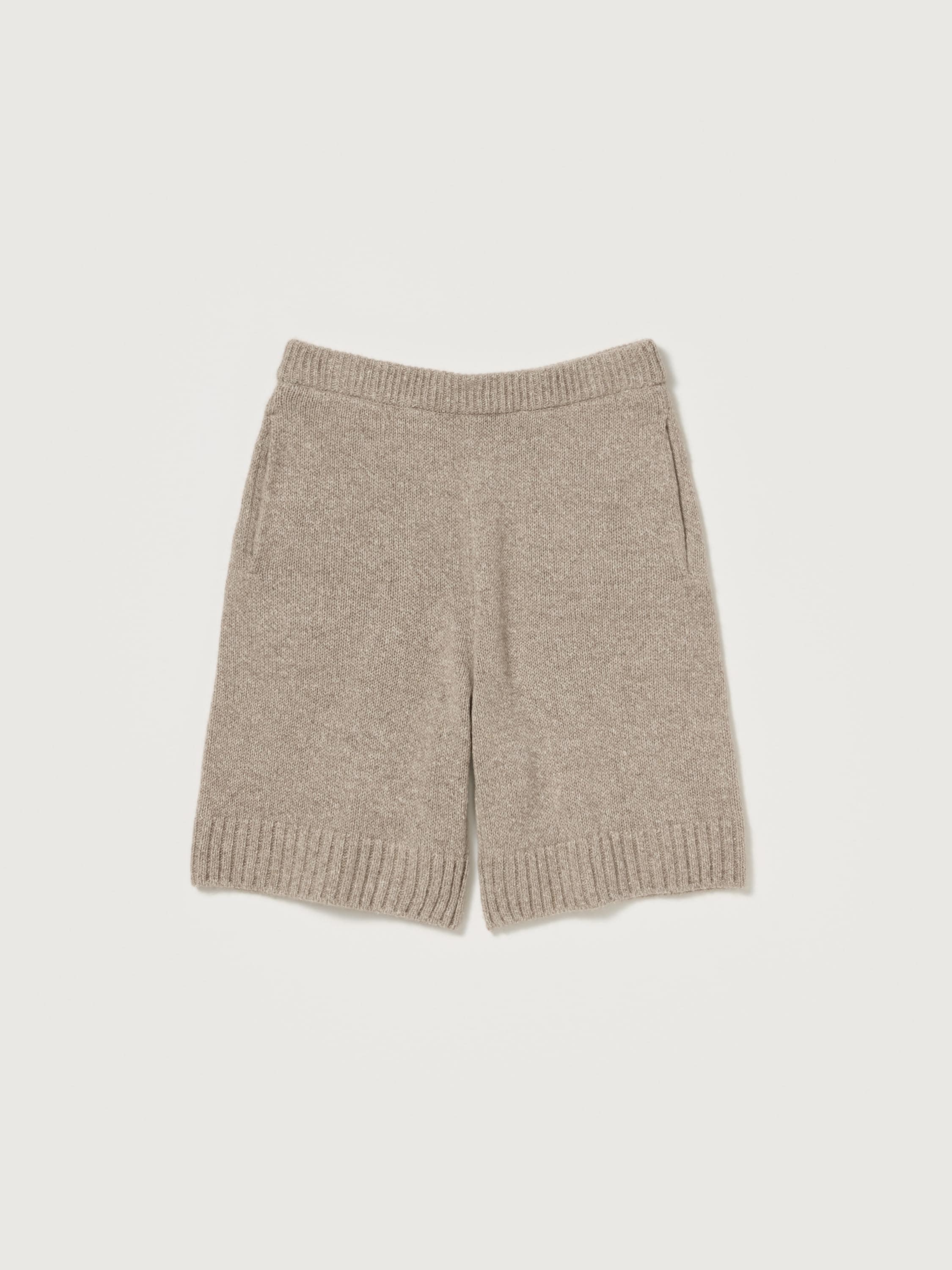 CASHMERE SILK MELANGE KNIT SHORTS 詳細画像 MIX BEIGE 6