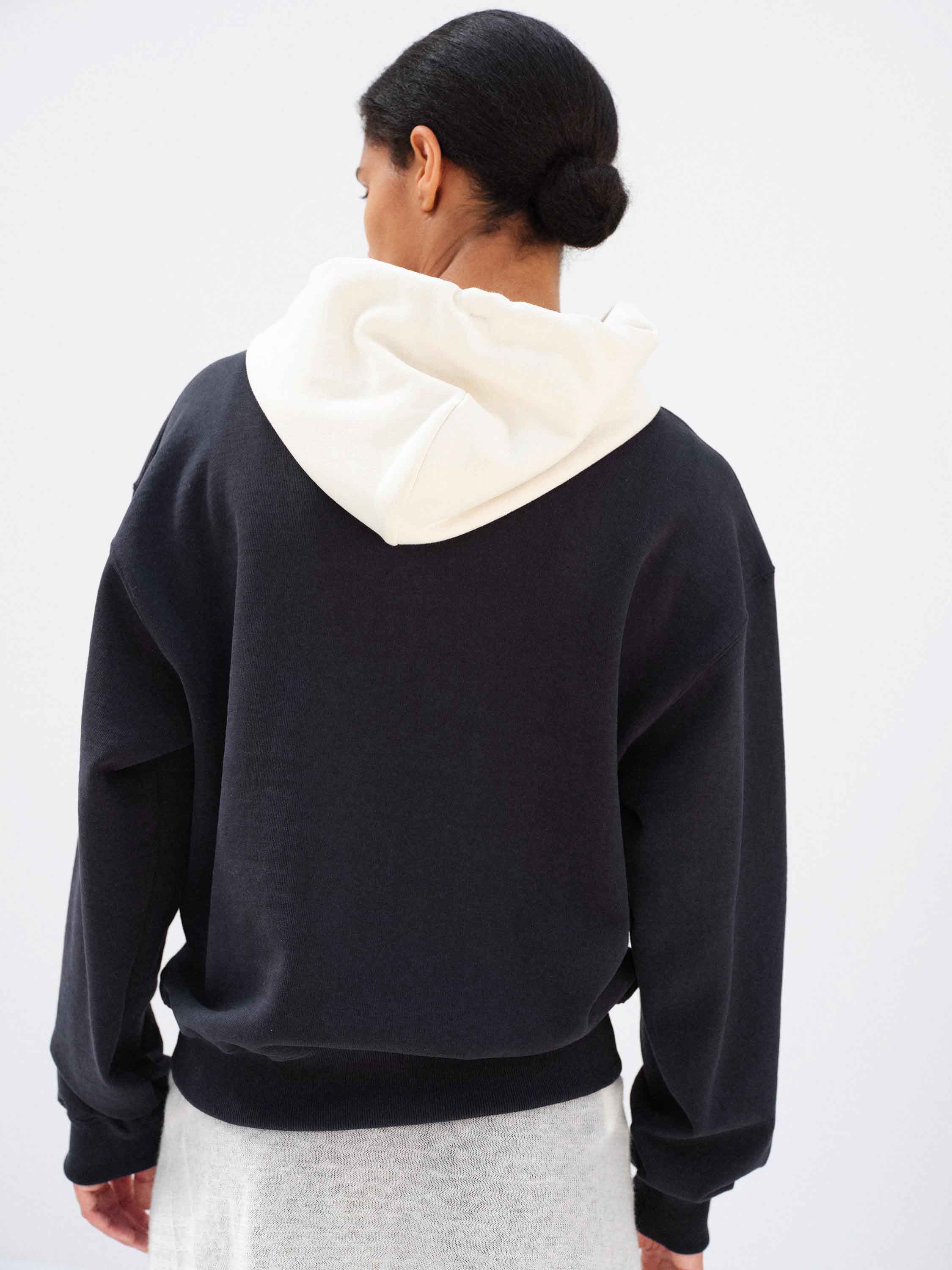 SMOOTH SOFT BD SWEAT P/O PARKA 詳細画像 DARK NAVY &times; SMOKY WHITE 4