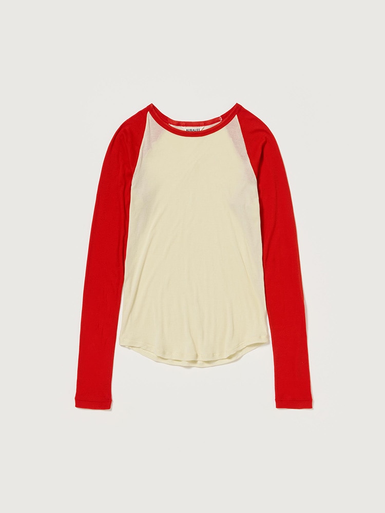 SUPER HIGH GAUGE SHEER RIB RAGLAN P/O