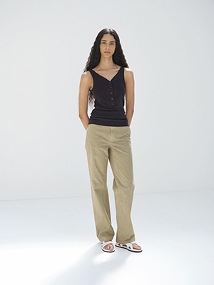 GARMENT-DYED FINX LIGHT CHINO PANTS