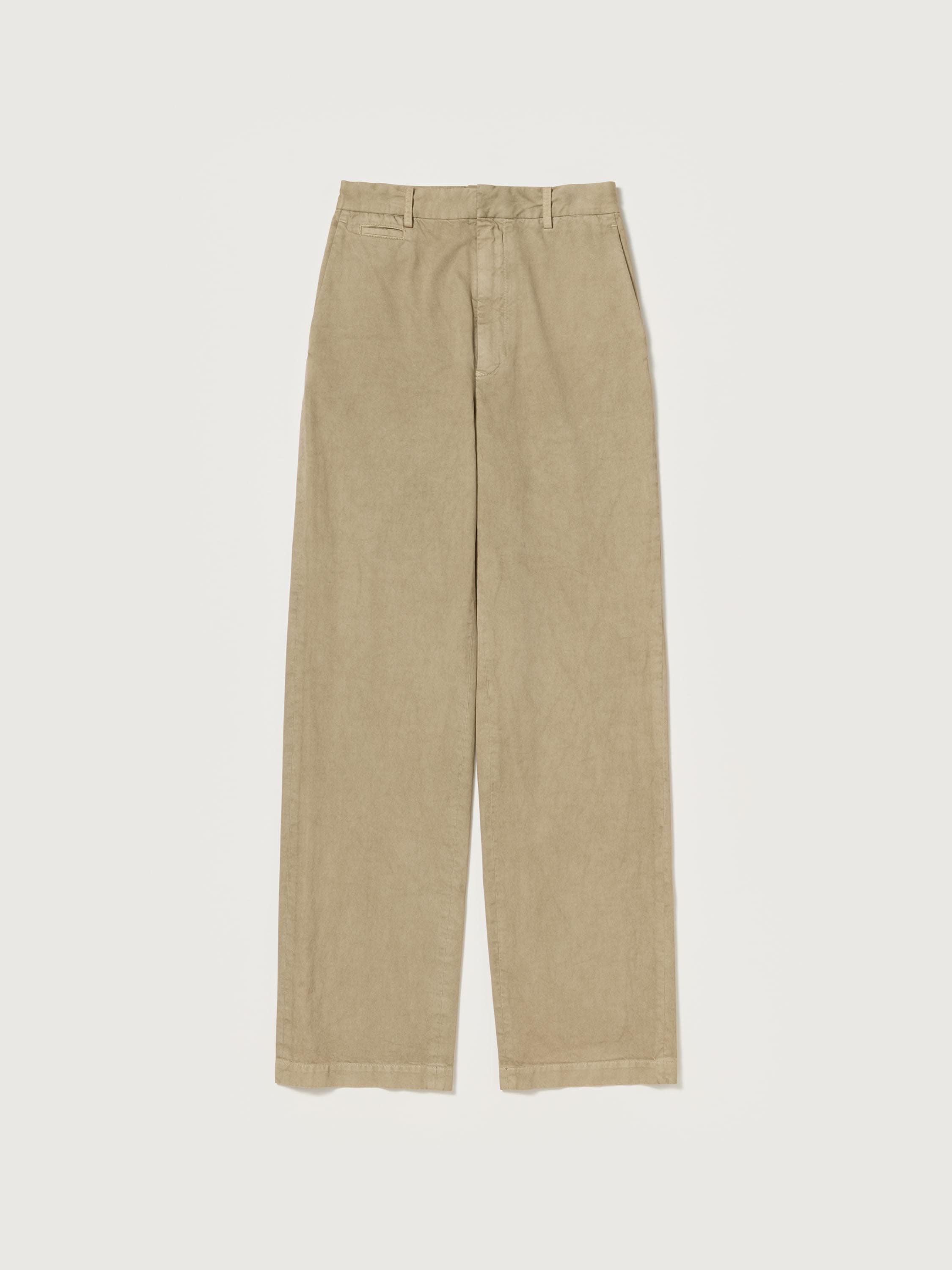 GARMENT-DYED FINX LIGHT CHINO PANTS 詳細画像 BEIGE 5