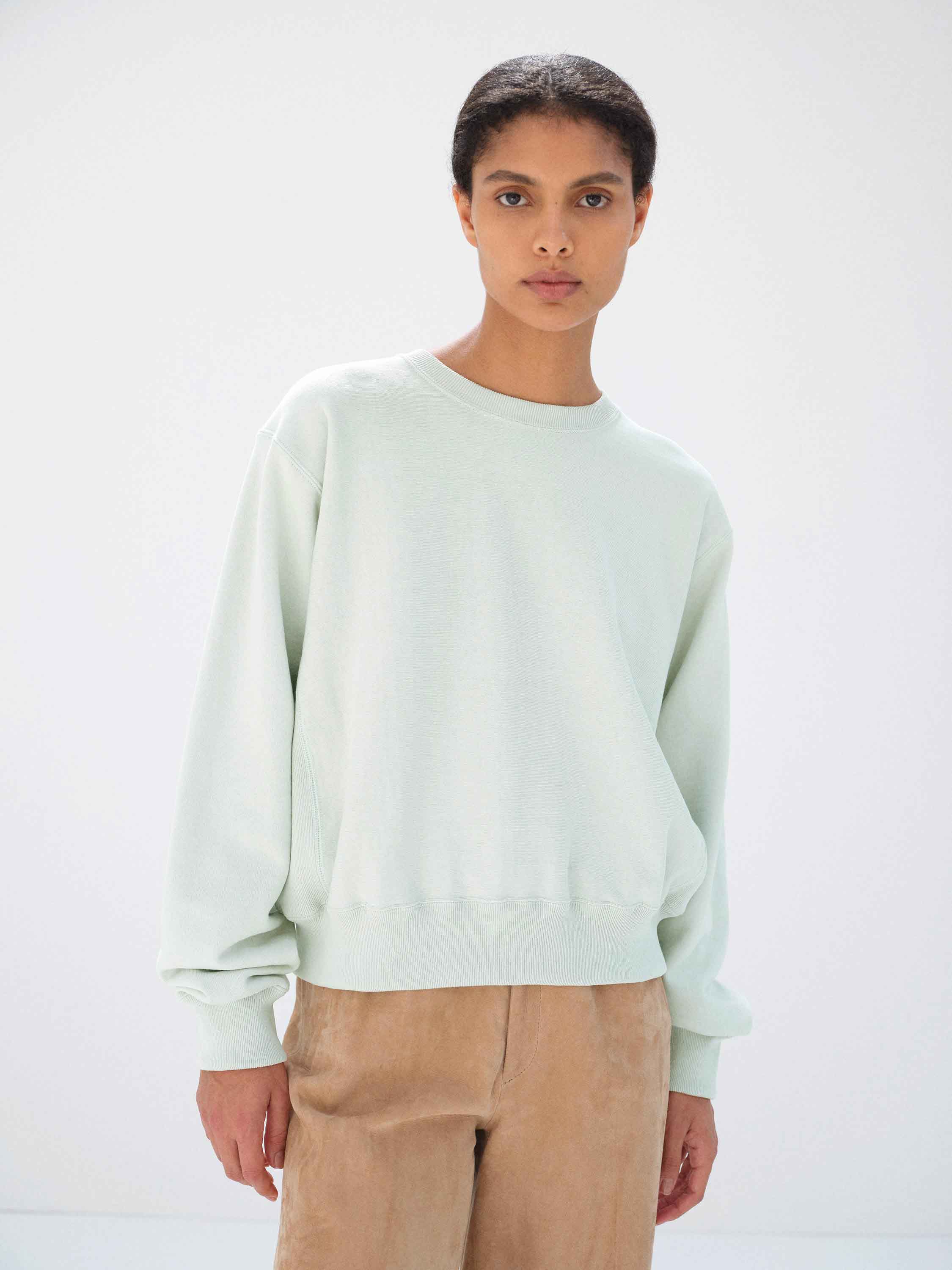 SMOOTH SOFT BD SWEAT P/O 詳細画像 PALE MINT 2