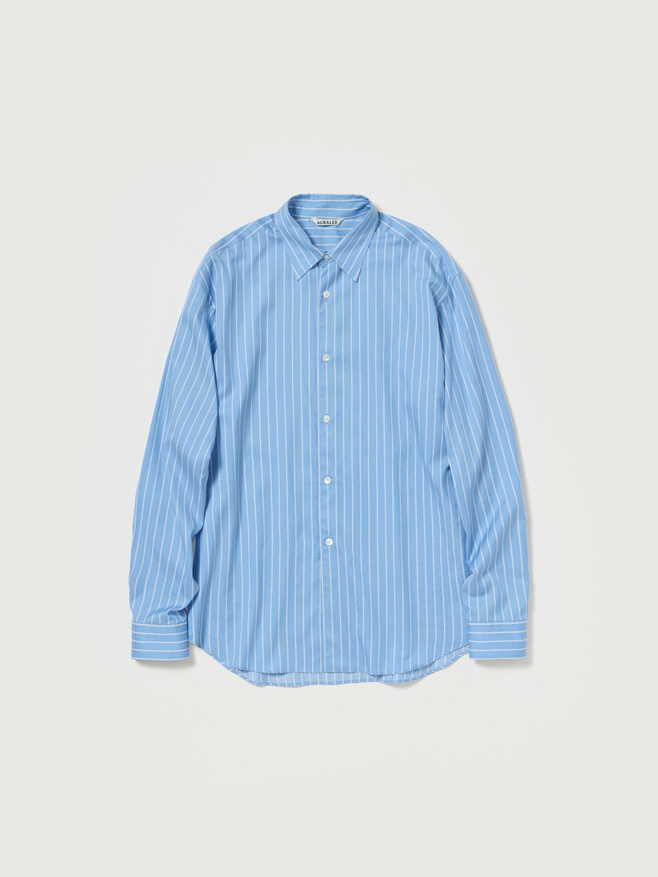COTTON SILK STRIPE SHIRT 詳細画像 SAX BLUE STRIPE 1