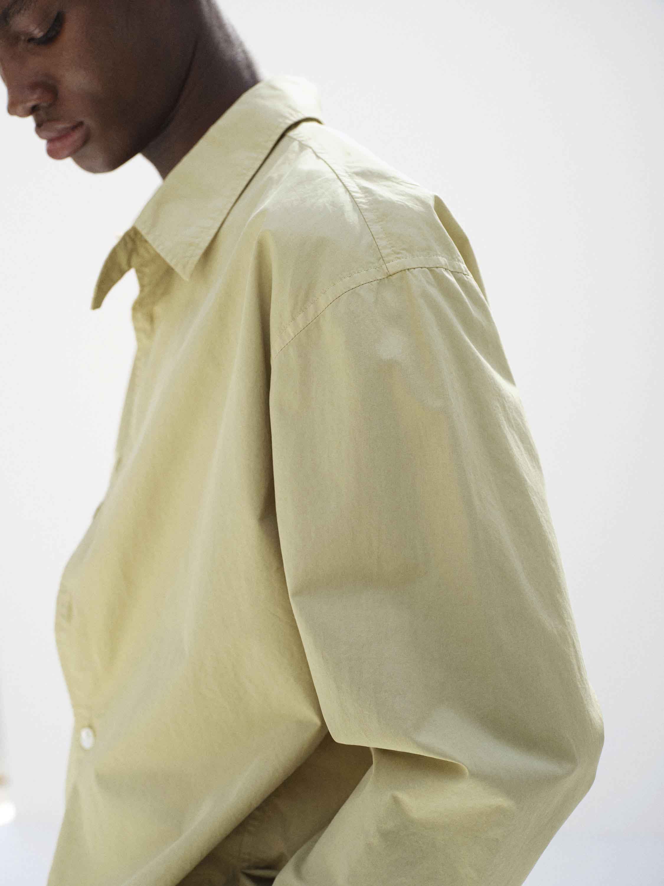 GARMENT-DYED FINX SHUTTLE WEATHER SHIRT 詳細画像 KHAKI BEIGE 2