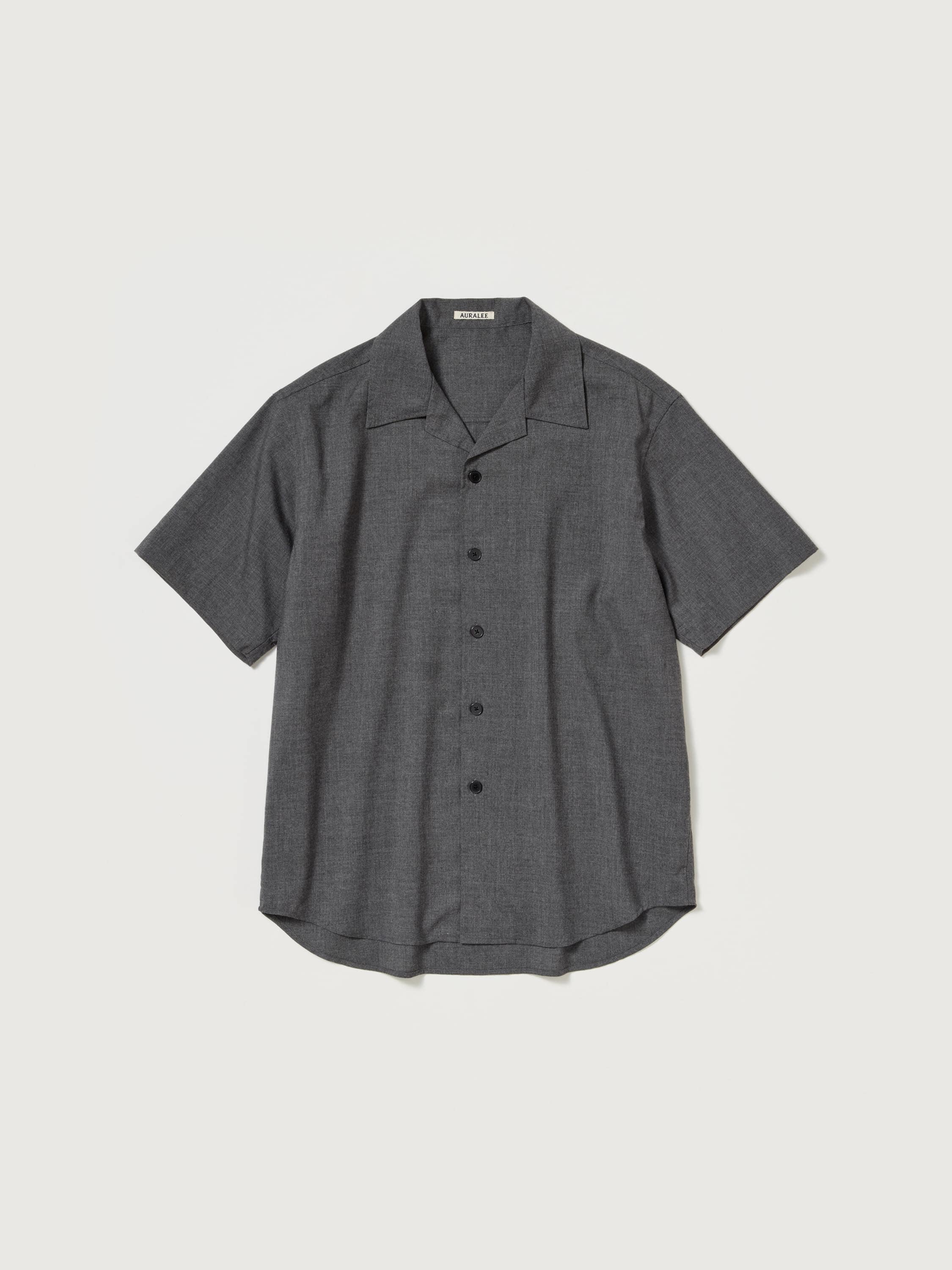 SUMMER TWIST CASHMERE PORA HALF-SLEEVED SHIRT 詳細画像 TOP CHARCOAL GRAY 5