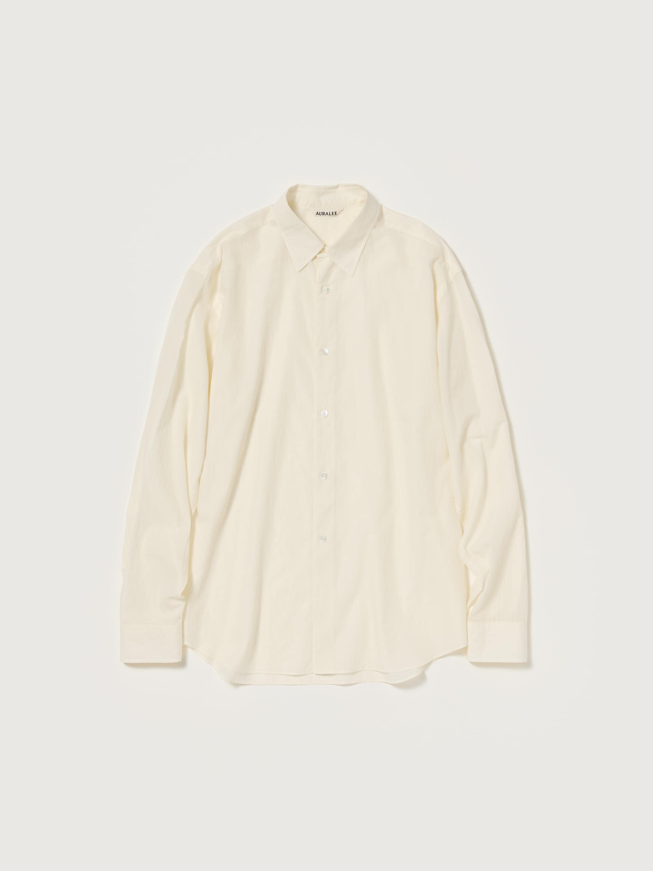 SUPER FINE COTTON LAWN SHIRT 詳細画像 IVORY WHITE 1