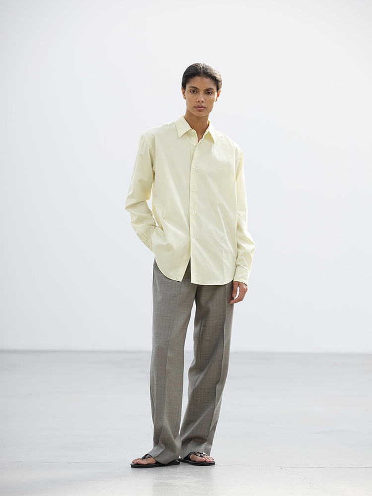 WASHED FINX TWILL SHIRT