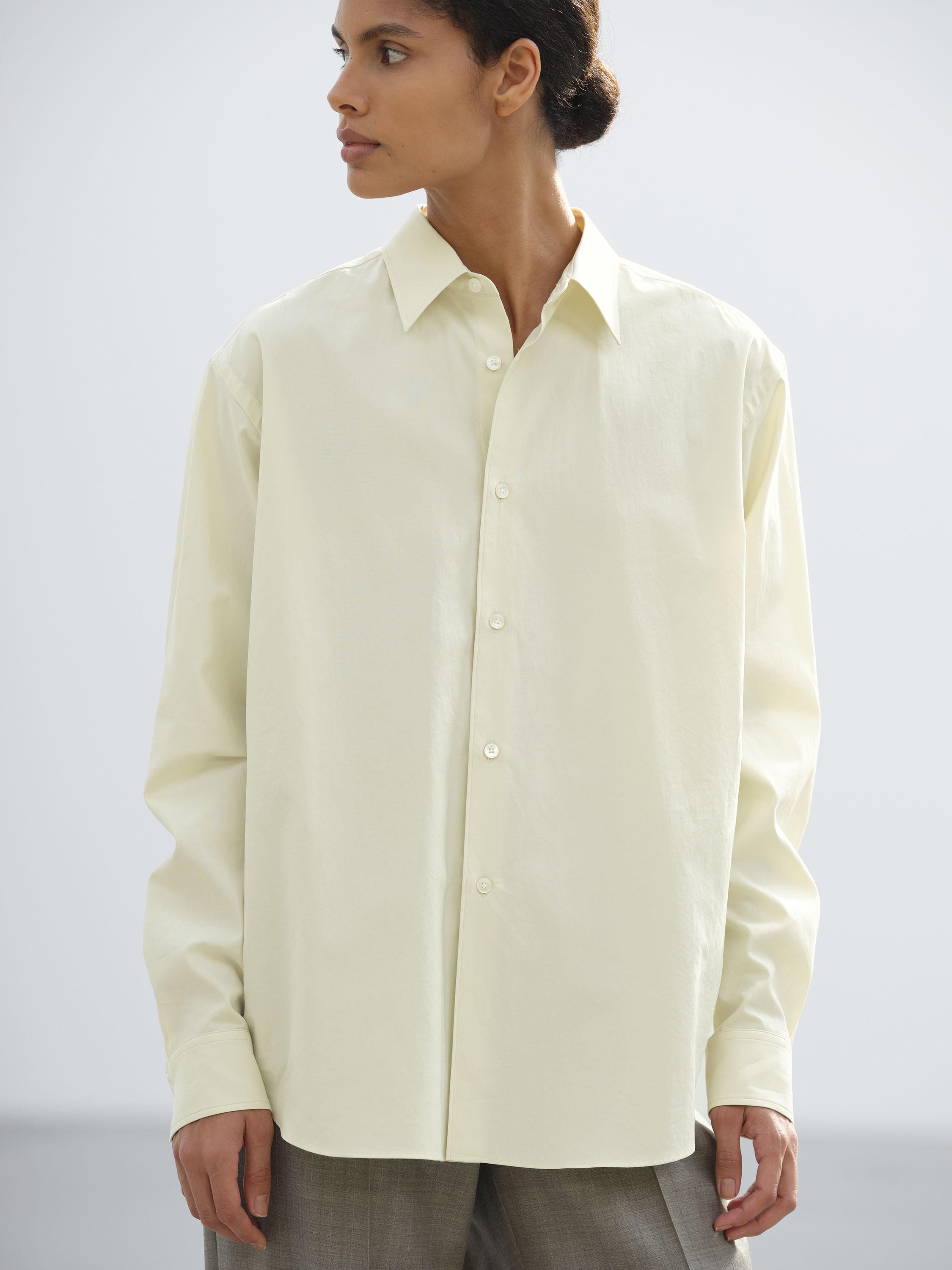 WASHED FINX TWILL SHIRT 詳細画像 VANILLA 2