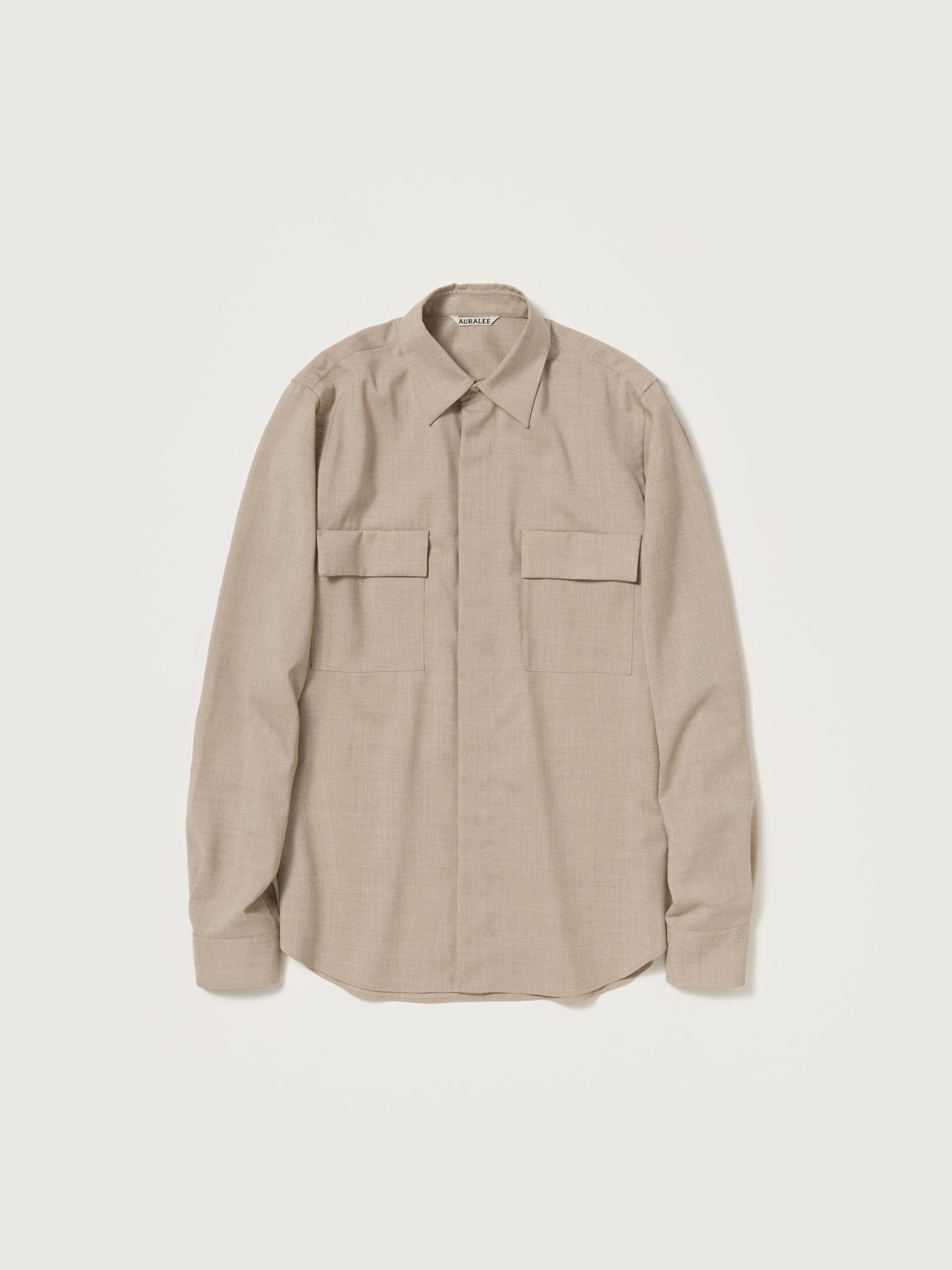 SUMMER TWIST CASHMERE PORA SHIRT 詳細画像 TOP BROWN BEIGE 1