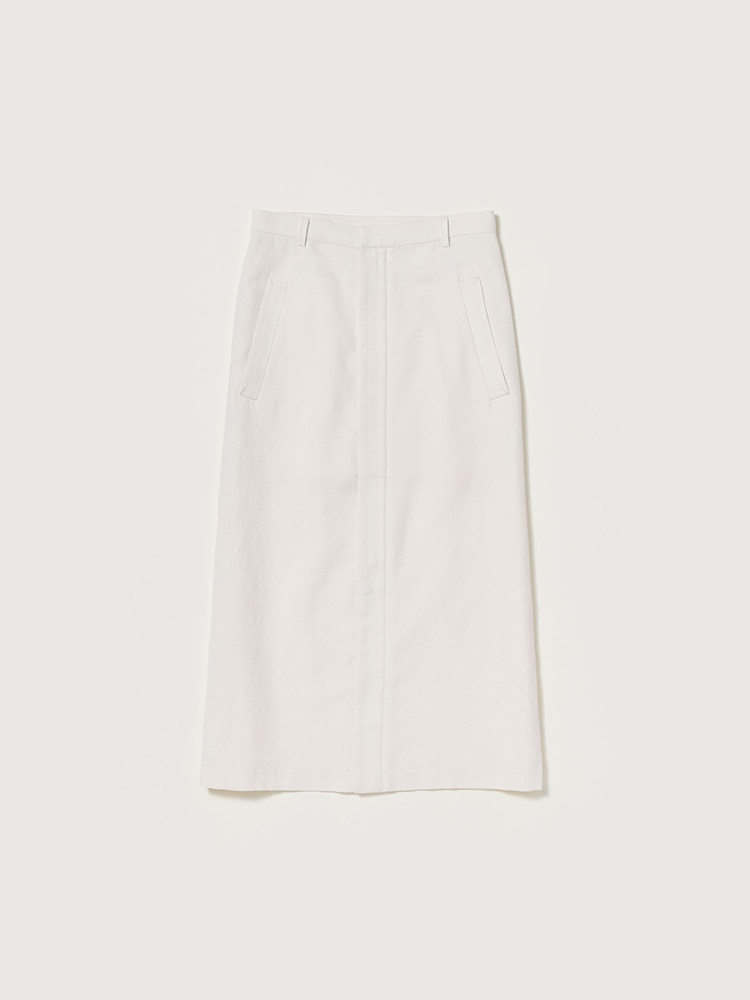 WOOL COTTON LINEN OX SKIRT