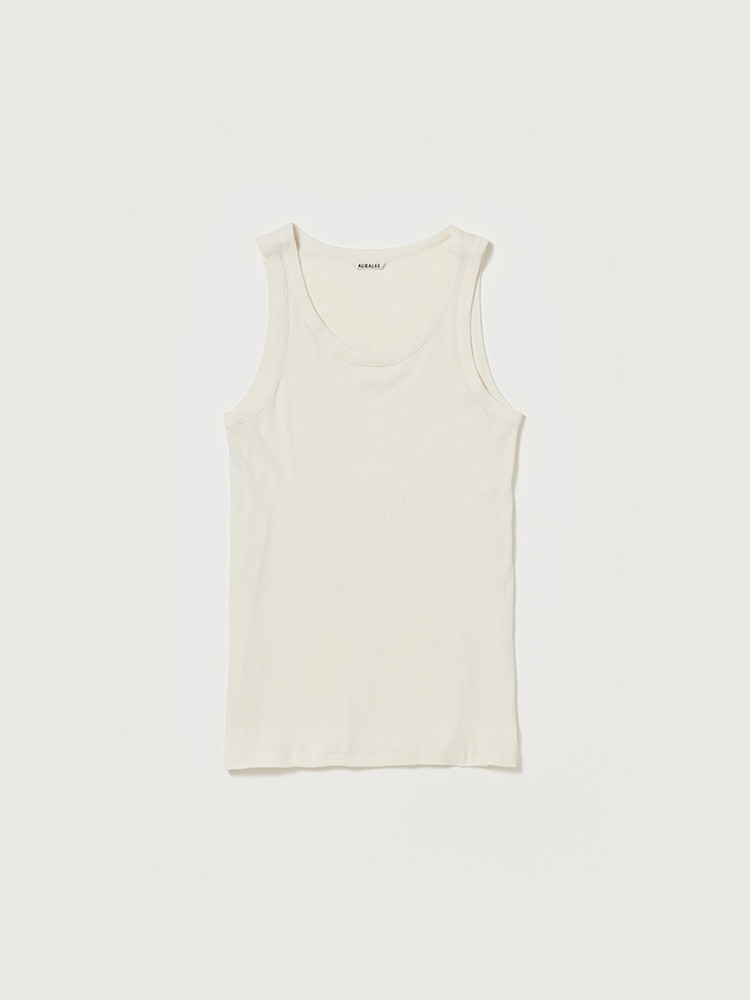 ORGANIC SOFT RIB TANK - AURALEE Official Website