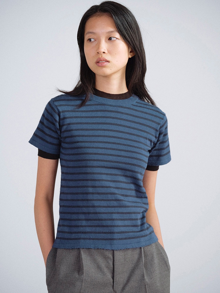 HIGH GAUGE COTTON KNIT TEE